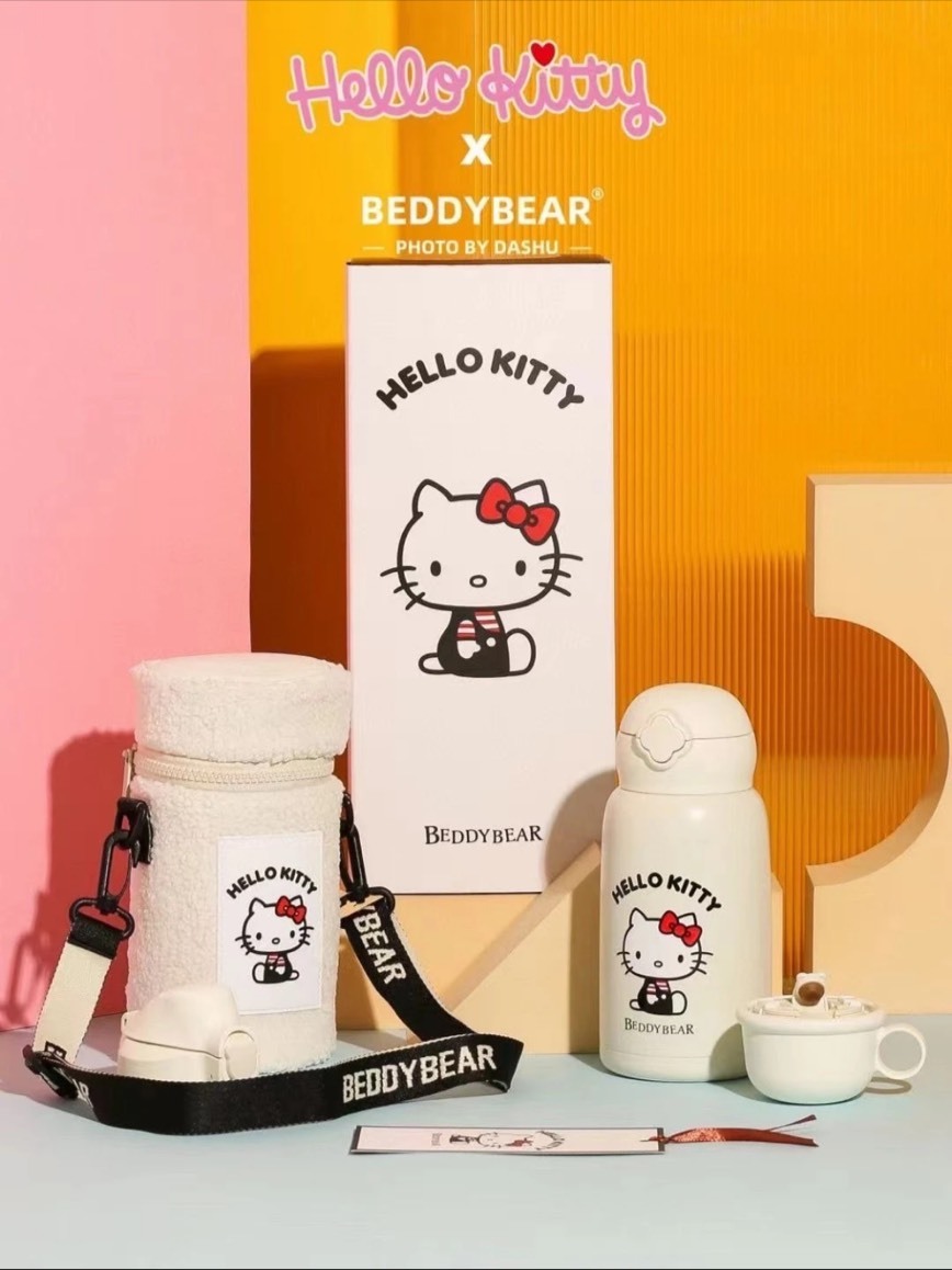 HELLOKITTY 限量聯名款 保溫杯 水壺組 630ML （三蓋）
