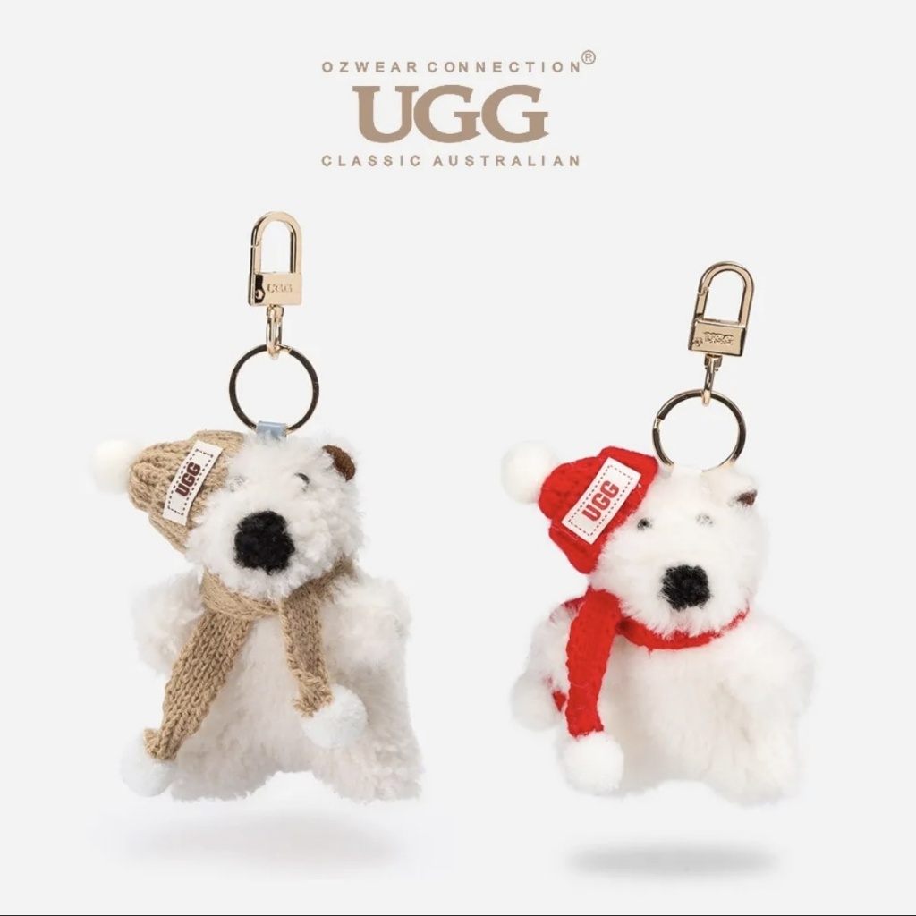 (預購商品 10/8收單) 澳洲 OZWEAR UGG 泰迪小熊毛絨掛飾