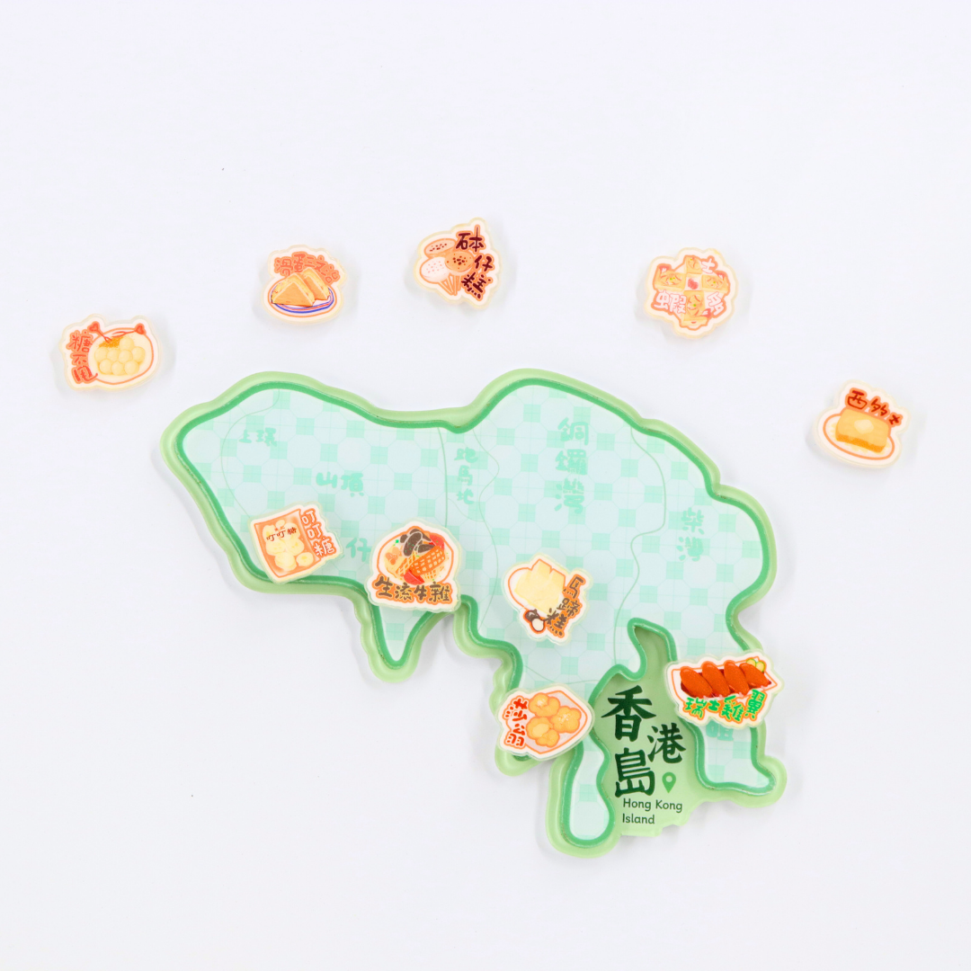 Hong Kong Food Paradise Map - Hong Kong Island