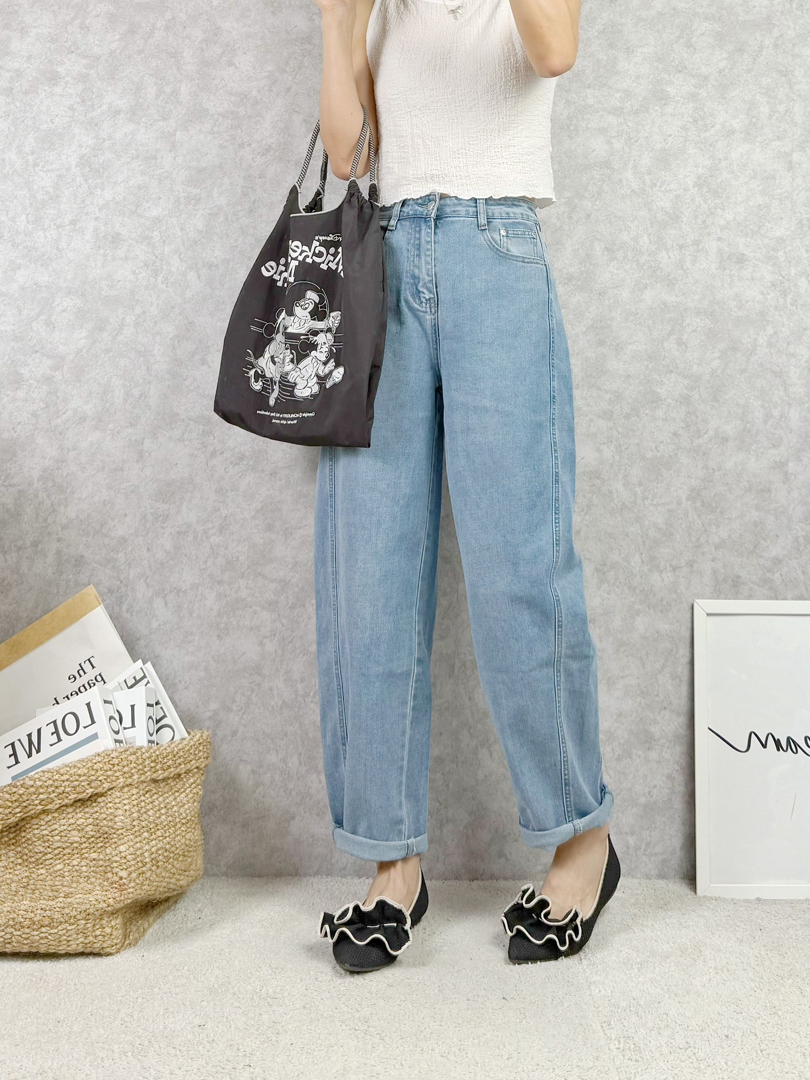 輕鬆穿出休閒又俐落的造型彎刀褲