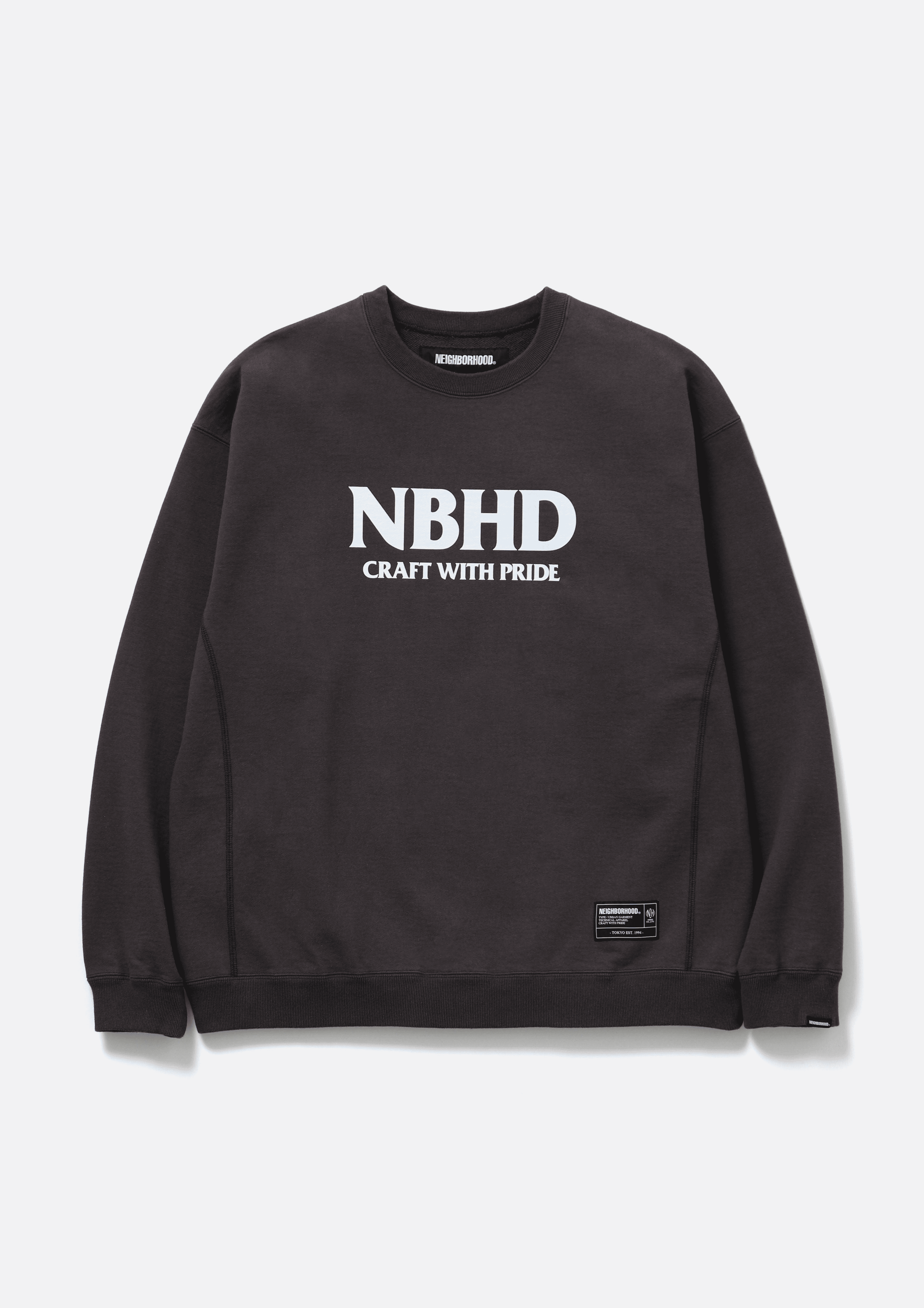 2025AW NEIGHBORHOOD CLASSIC SWEAT SHIRT LS NBHD LOGO 大學T 現貨 252UWNH-CSM01