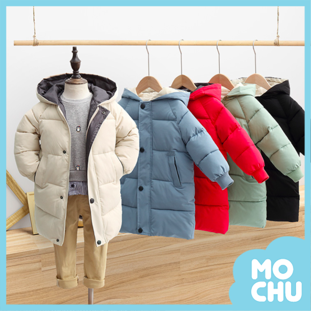 中長版加厚羽絨棉外套(七色)
