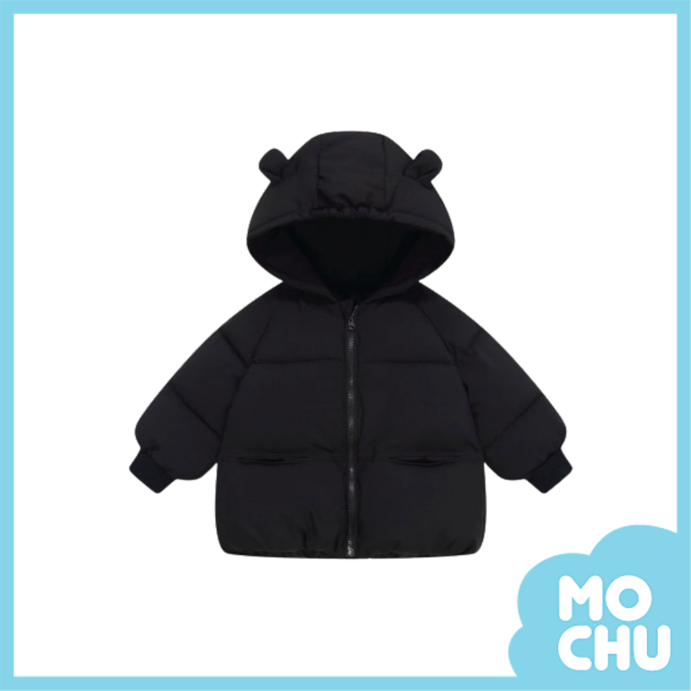 熊耳澎澎加厚羽絨棉外套(四色)