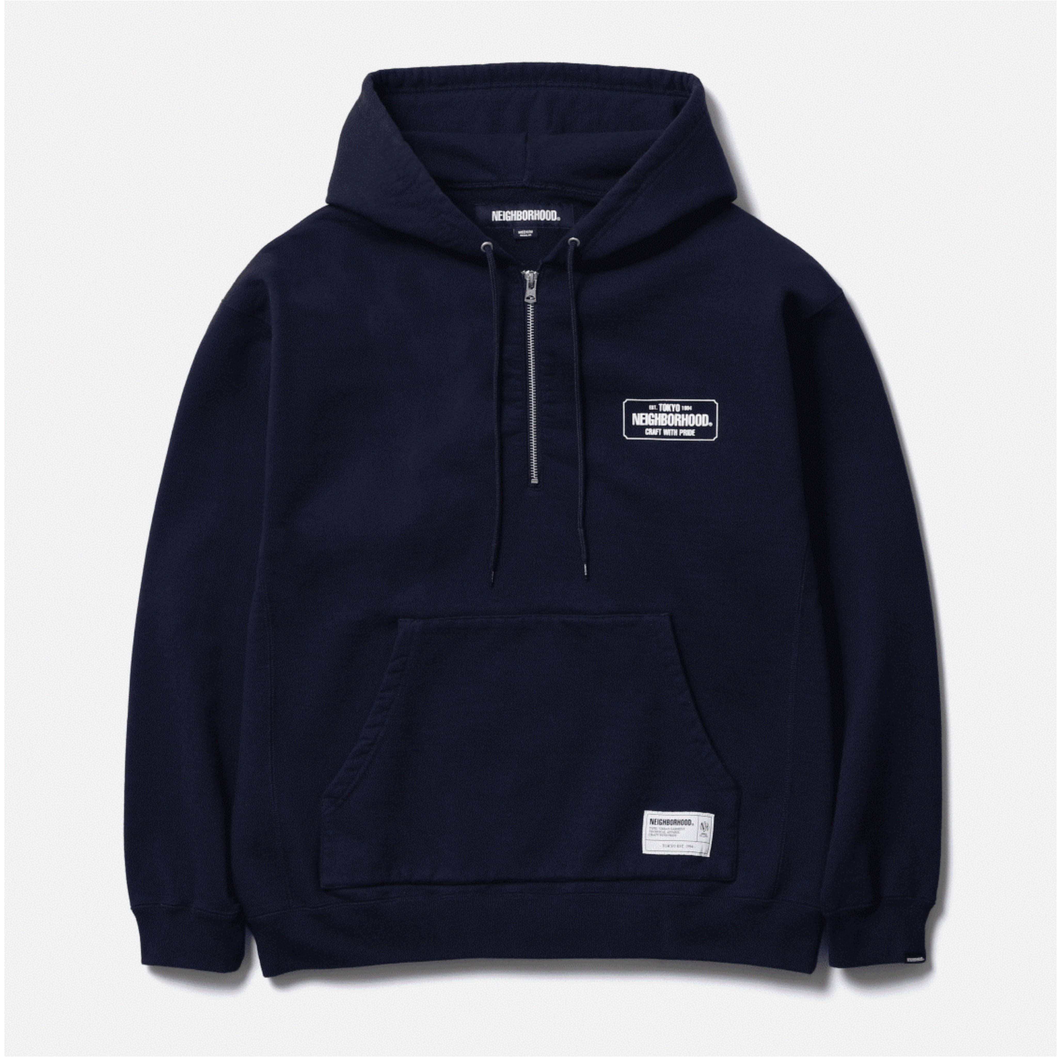 2025AW NEIGHBORHOOD SWEAT HALF ZIP HOODIE 半拉鍊 帽T 現貨 252UWNH-CSM02