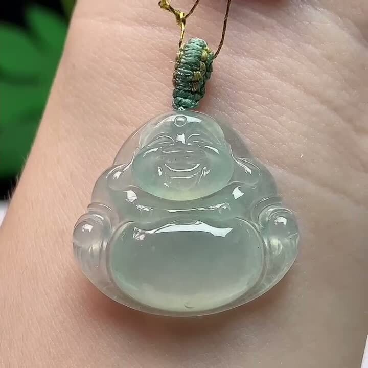 翡翠冰種佛公,天然翡翠A玉, 緬甸玉, Jade, Jadeite