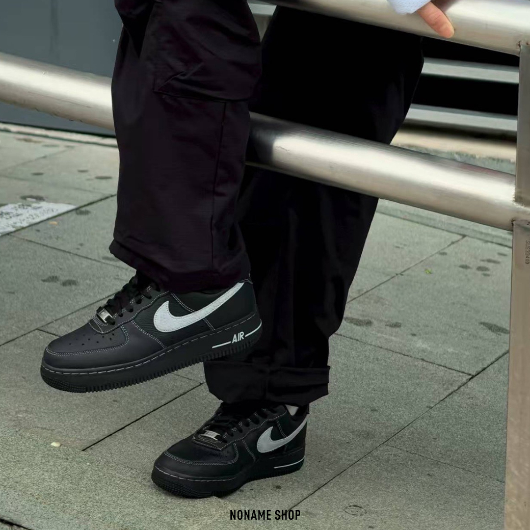 NIKE AIR FORCE 1 LOW 外縫線 黑魂 (男款)