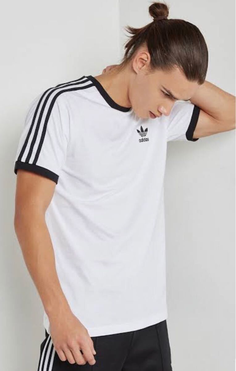 【零碼出清】Adidas Originals 三葉草 女款滾邊短袖｜白色 DH3188