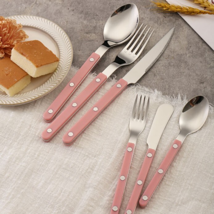 《6283》不銹鋼西餐純色餐具刀叉湯匙