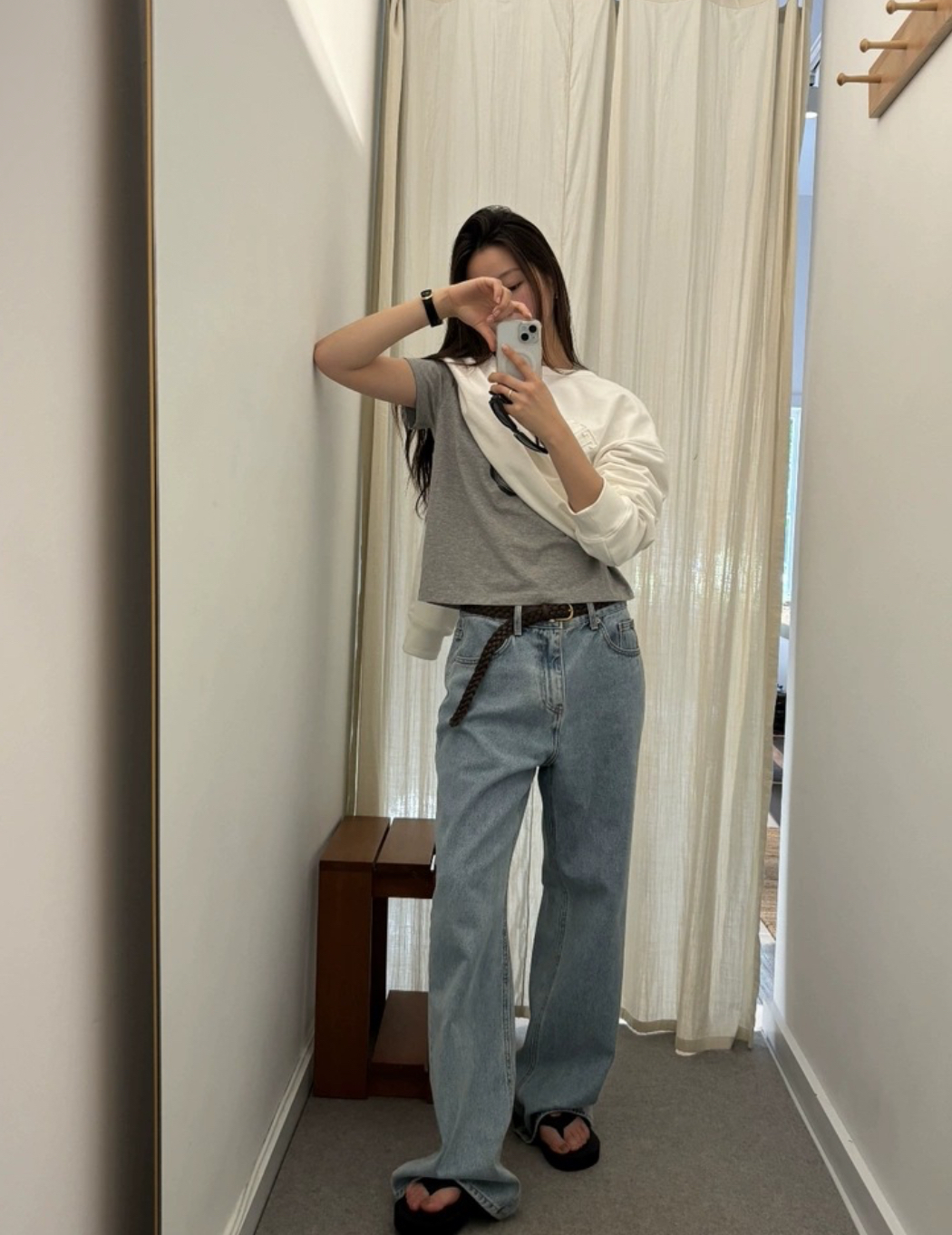 ᴷᴼᴿᴱᴬ 🇰🇷The Barnet文青風簡約知性率性直筒長褲