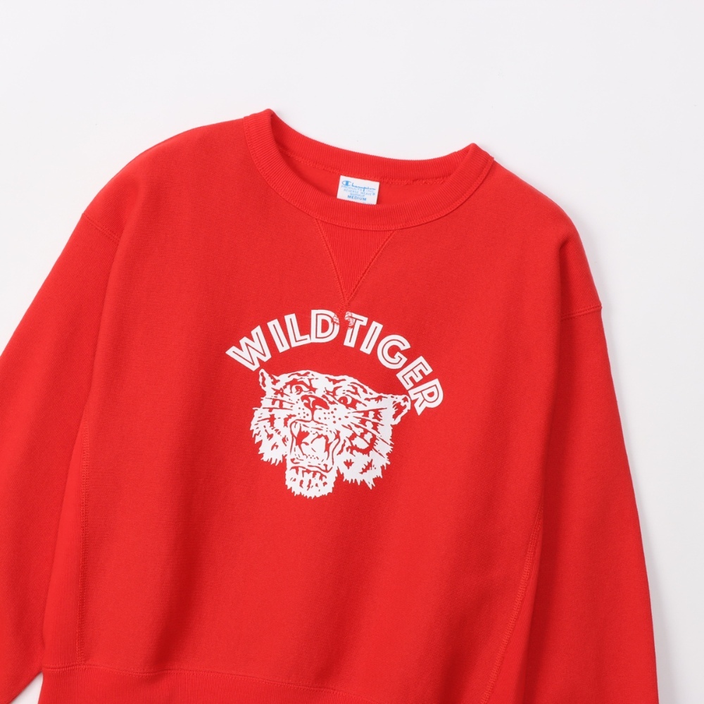 女款-CASUAL 寬版印花衛衣-紅色（CW-C003-170）