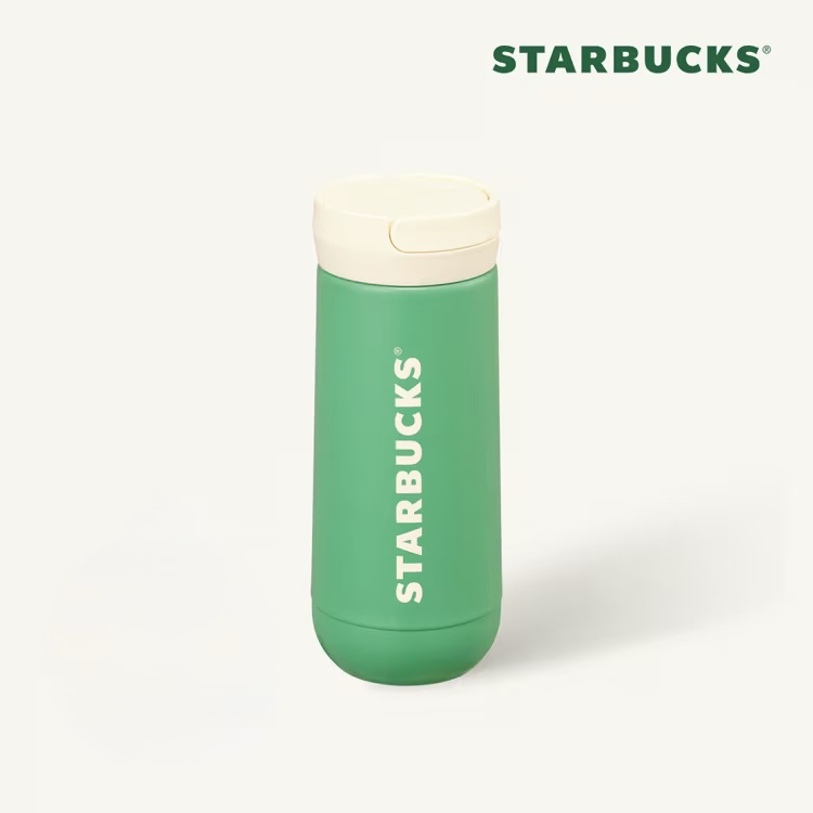 🇰🇷韓國限定🇰🇷 聯名 星巴克 Starbucks x Grocery Market 雜貨市場 綠色不倒翁不鏽鋼保溫隨行杯 Nasu Tumbler 355ML