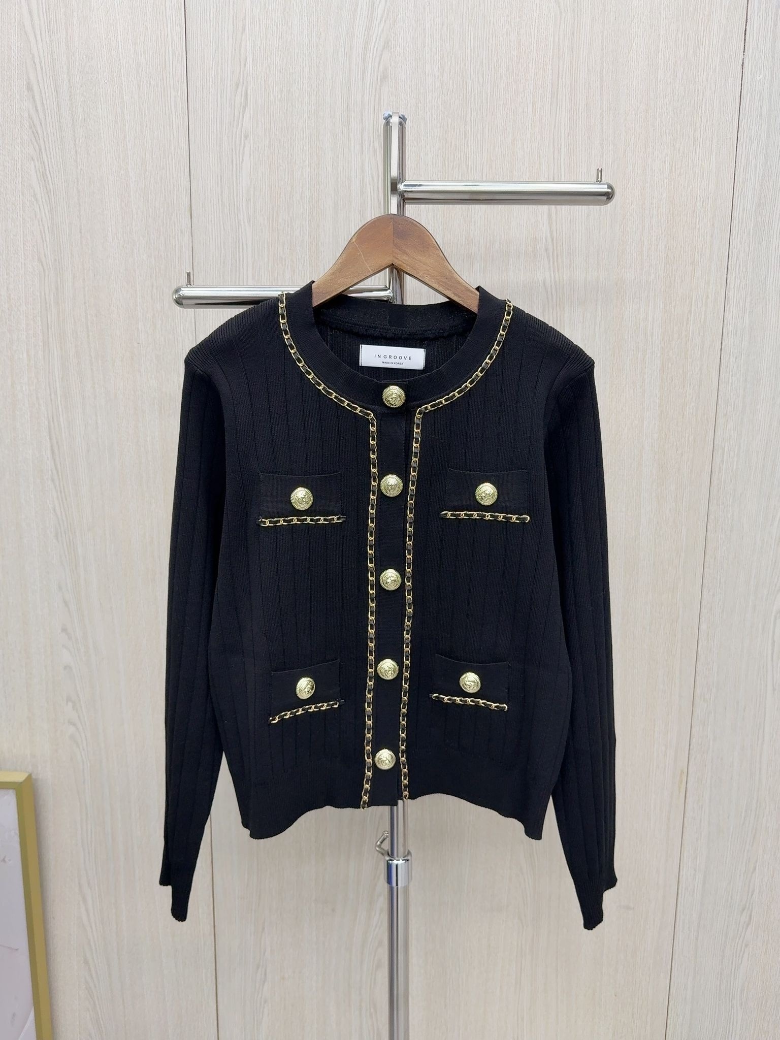 韓國高質線料外套～123D