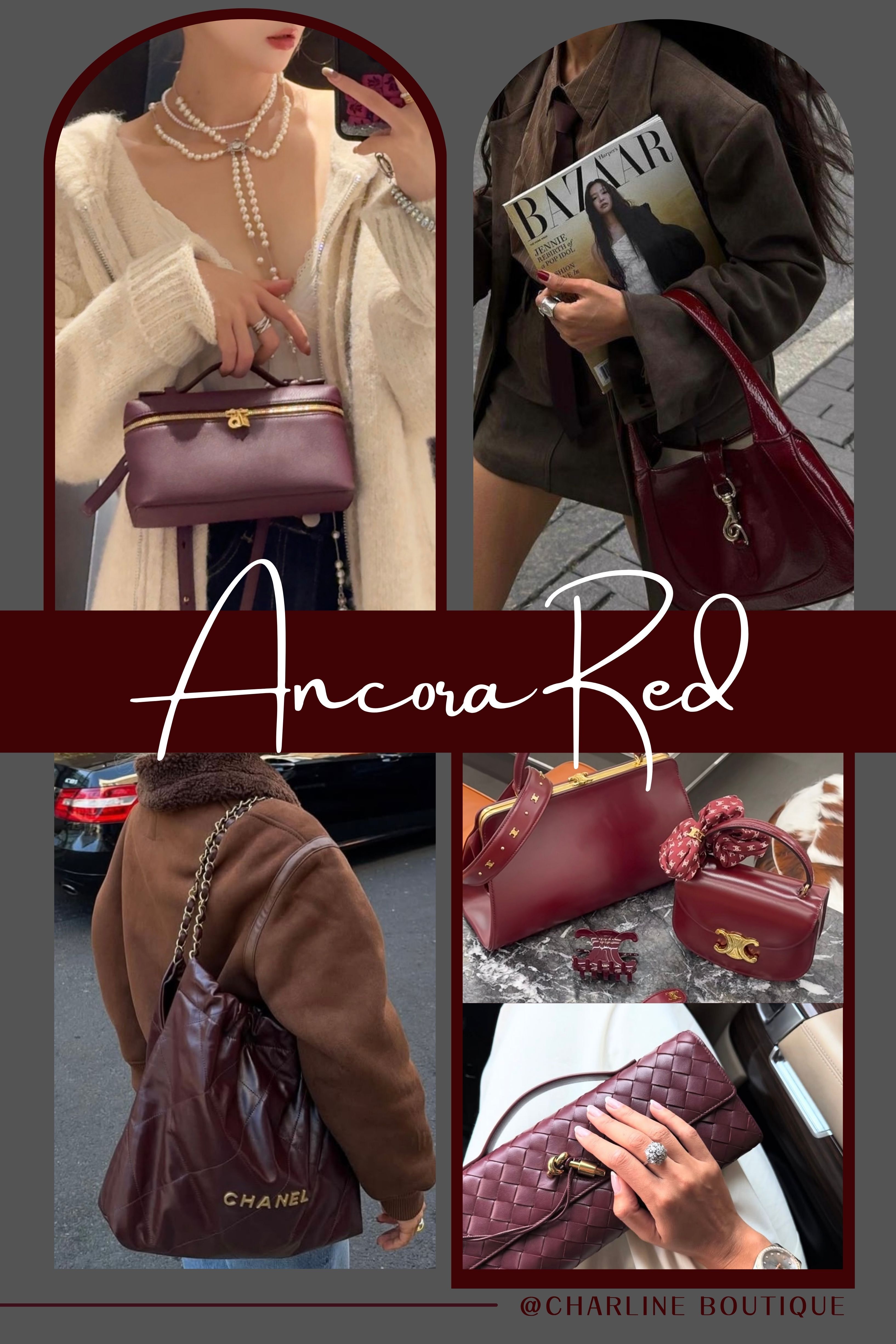 看完以上對於安可拉紅及各大品牌秋冬流行色的介紹，許多讀者可能還會有更多實際的疑問，例如「酒紅色怎麼搭配？」、「安可拉紅會不會顯老？」或「哪些品牌的酒紅色單品最值得投資？」。Charline Boutique 作為專業代購團隊，整理了消費者最常詢問的問題與經驗分享，來幫助您更全面理解流行色的魅力，也讓您在挑選單品時更有信心。    安可拉紅相關Q&A  Q1: 哪些流行色在亞洲市場特別受歡迎？  A: Charline Boutique 觀察到，亞洲市場對於「顯白、耐搭、提升氣質」的顏色接受度特別高。以紅色調來說，像酒紅色與安可拉紅這類復古色，因為能修飾膚色，長年都是秋冬熱銷色；淺色調則以米白、奶茶色、大地色最受青睞，實穿又百搭，常常被消費者作為「安全色」入手；黑色與灰色因為是經典色，更是職場與日常穿搭中的常勝軍。近年來，帶有溫柔氛圍的粉紫與莫蘭迪色系，也因為社群穿搭的推廣，在年輕客群中掀起一股小清新潮流。Charline Boutique 的經驗是，只要顏色能兼顧「時尚感」與「襯膚效果」，在亞洲市場幾乎都能賣得特別好。    Q2: 流行色是誰決定的？ A: Charline Boutique 觀察到，流行色的誕生通常有幾個主要來源：一是 Pantone（潘通）等色彩權威機構，每年會發表年度代表色；二是 國際四大時裝週（巴黎、米蘭、倫敦、紐約） 上設計師的系列作品，這些秀場常常成為趨勢風向球；三是 精品品牌本身的色彩策略，例如 Gucci 將安可拉紅定義為品牌標誌色，進而帶動整個時尚圈跟風。Charline Boutique 的經驗是，當品牌與色彩機構的力量結合時，就容易形成年度最受關注的流行色。    Q3: 除了安可拉紅，秋冬還有哪些流行色？  A: Charline Boutique 發現，秋冬的流行色往往比春夏更濃厚、更飽和。今年除了安可拉紅之外，還有幾個色彩趨勢值得關注：大地色系如巧克力棕、焦糖色、勃根地酒紅，能夠營造溫暖的氛圍；格雷系灰色在極簡穿搭中依舊是王道，冷靜又百搭；深海藍和墨綠則帶有穩重氣場，非常適合外套、大衣這類秋冬單品；柔和色調如粉紫、奶油黃，讓整體造型多了溫柔感；年底節慶還少不了香檳金與銀色，營造派對氛圍。Charline Boutique 自己覺得，這些顏色共同的特點，就是從過去幾季的中性色，逐漸轉向更溫暖、更有情感的表達。    Q4: 想入手酒紅色單品，推薦從哪裡開始？  A: Charline Boutique 的經驗分享是，入手酒紅色單品時，建議從小而精的品項開始，這樣最容易融入日常穿搭。舉例來說，酒紅色的絲巾、毛帽、樂福鞋，都能在簡單的基礎穿搭中成為點睛之筆。如果想投資精品單品，Gucci Jackie 1961、Chanel 經典菱格紋包的酒紅色版本，都是歷久彌新的選擇，既實用又保值。這些單品因為不會佔據造型的大面積，既能展現流行色的時尚感，又不會讓人覺得過於張揚或難以駕馭。Charline Boutique 親身觀察，很多第一次嘗試酒紅色的客人，最後都成為忠實擁護者。    Q5: 安可拉紅會顯老氣嗎？  A: Charline Boutique 常常遇到消費者的疑慮：「這種深紅色會不會太成熟？」但實際上，安可拉紅之所以受到追捧，正是因為它兼具「復古」與「時尚」的特質。比起鮮紅色的張揚，安可拉紅的低調更容易與不同風格融合，無論是簡約俐落的穿搭，還是典雅的正式場合，都能展現不同的氛圍。年輕人搭配極簡單品時，會顯得冷靜又俐落；成熟族群選擇經典包款，則能營造穩重優雅。Charline Boutique 的觀察是，安可拉紅其實是一個「跨年齡層」的顏色，不但不會顯老，還能凸顯質感。    Q6: 有哪些品牌的酒紅色很熱門？ A: Charline Boutique 整理後發現，幾個品牌的酒紅色單品長年位居熱銷榜。Gucci 的安可拉紅包款因為有品牌故事性，辨識度極高；Chanel 的經典菱格紋酒紅包則幾乎是每季必推，特別受到小香迷追捧；Celine Triomphe 酒紅色款因為簡約外觀，常常吸引年輕客群；Loro Piana 的酒紅色圍巾與毛帽是秋冬保暖與時尚兼顧的代表；而 Bottega Veneta 則推出 Barolo 紅系列，將酒紅色融入經典編織工藝，呈現出低調奢華的氣質。Charline Boutique 的觀察是，這些品牌的酒紅色單品不僅穿搭百搭，還兼具收藏價值，是投資與日常使用的絕佳平衡。    Q7: 酒紅色和安可拉紅有什麼差別？  A: Charline Boutique 的經驗是，雖然兩者乍看相似，但細節差異很明顯。酒紅色（Burgundy / Wine Red）是一個廣義色調，常帶有紫或棕色底調，整體氛圍典雅、穩重，廣泛出現在秋冬時尚單品中。安可拉紅（Rosso Ancora / Angora Red）則是 Gucci 專屬的品牌標誌色，比一般酒紅色更濃烈、更有復古韻味，明度偏低，且具備品牌文化與歷史象徵意義。Charline Boutique 親身觀察，酒紅色是「經典色」，多數品牌都會推出；而安可拉紅則是「故事色」，代表 Gucci 新時代的精神。    Q8: 酒紅色單品會不會很難搭配？  A: Charline Boutique 在日常代購經驗中發現，很多人誤以為酒紅色太濃烈難駕馭，但其實它比想像中更百搭。酒紅色能與 黑色、灰色、駝色、米白 等基礎色輕鬆搭配，營造高級感；若想要增加時尚亮點，與 粉紫、奶油黃或金色 搭配時會呈現出摩登對比。Charline Boutique 的建議是，初學者可以先從小配件開始，例如酒紅色腰帶、鞋子或包包；而熟悉之後，再嘗試大衣或針織衫，就能展現更完整的秋冬氛圍。    Q9: Hermès 也有推薦的安可拉紅單品嗎？  A: Charline Boutique 留意到，雖然「安可拉紅」是 Gucci 的專屬色彩，但 Hermès 也有許多接近酒紅色的經典色號，例如 Rouge H、Bordeaux、Rouge Sellier。這些深紅色調廣泛出現在 Hermès 的 Birkin、Kelly 與 Constance 包款上，沒有張揚的 Logo，卻能憑藉色彩本身展現雋永的貴氣。Charline Boutique 的經驗是，這些 Hermès 深紅系單品特別受到成熟消費者與收藏家的青睞，不僅在搭配上極具實用性，在二手市場也有極高的保值力。    Q10: 安可拉紅適合什麼膚色的人？  A: Charline Boutique 的經驗是，安可拉紅幾乎是一個「全膚色友好」的顏色。對白皙膚色的人來說，它能增添復古感與典雅氣質；對偏黃膚色的人，它能中和蠟黃感，讓人看起來更精神；而對深膚色的人來說，安可拉紅能營造強烈的高級對比感，氣場十足。Charline Boutique 自己覺得，這正是安可拉紅爆紅的原因之一，它不像鮮紅色那樣挑膚色，反而幾乎所有人都能駕馭，難怪會成為時尚圈追捧的焦點。