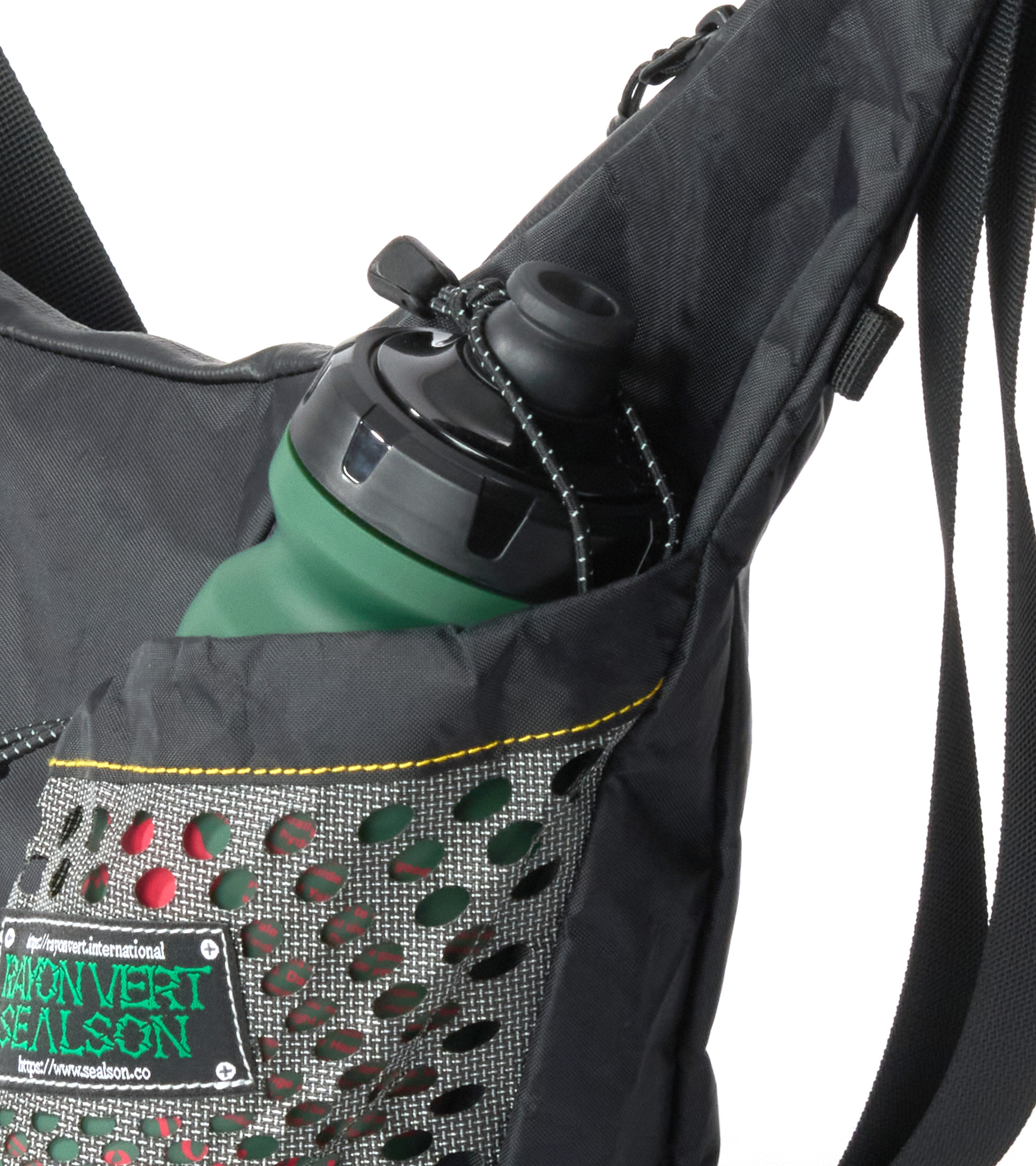 Sealson｜Rayon Vert x SE M2 | CROSSBODY BAG "ECOPAK™EPLX200 in Black"