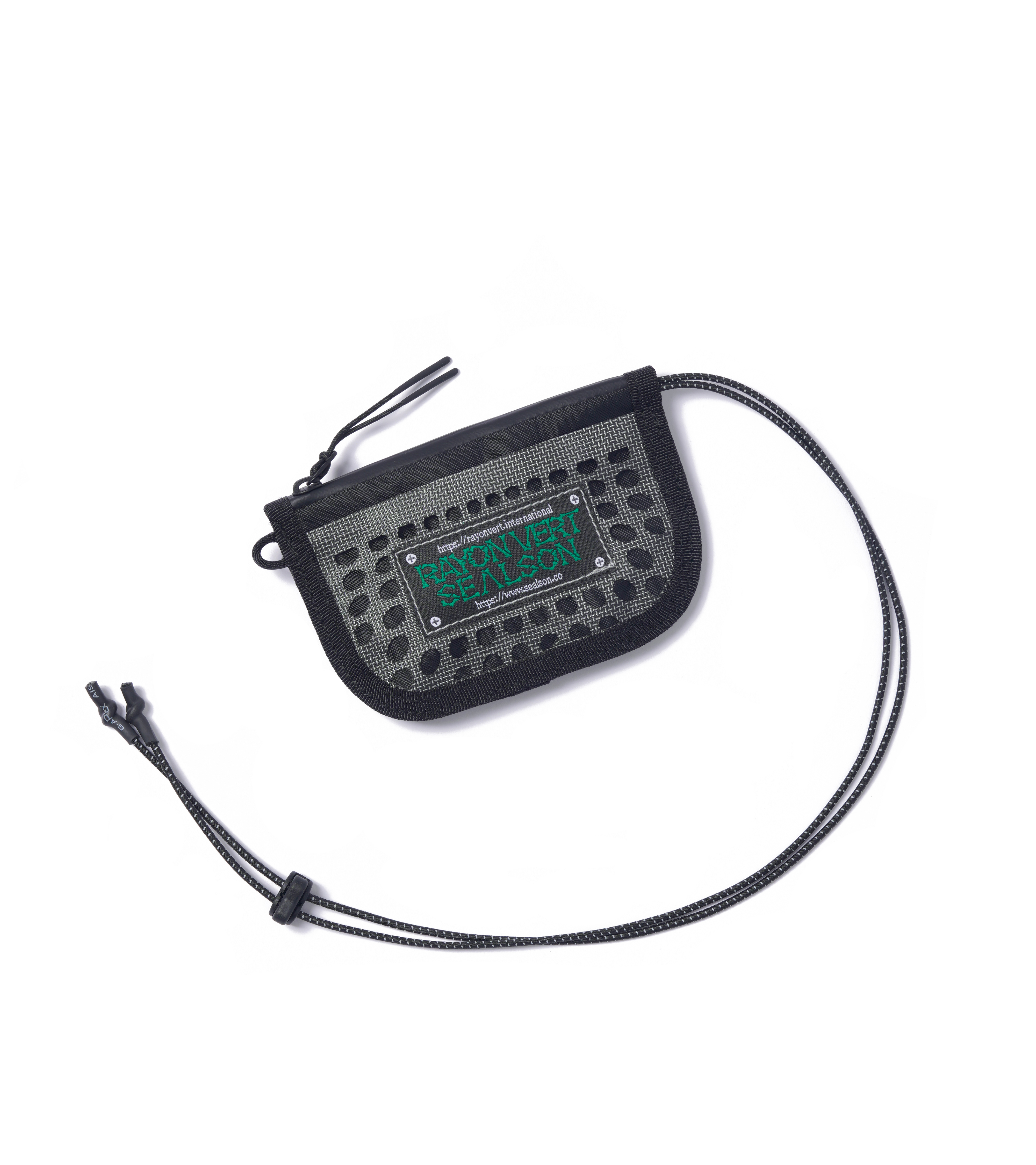 Sealson｜Rayon Vert x SE P1 | MESH WALLET "ECOPAK™EPLX200 in Black"