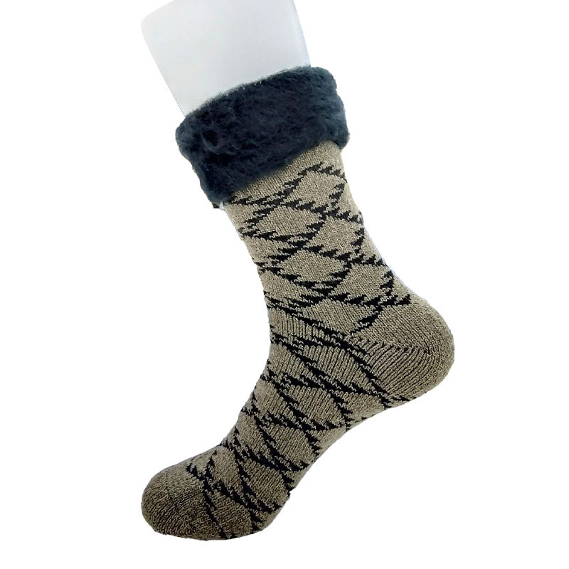 女用室內襪/幾何花紋 23～25cm