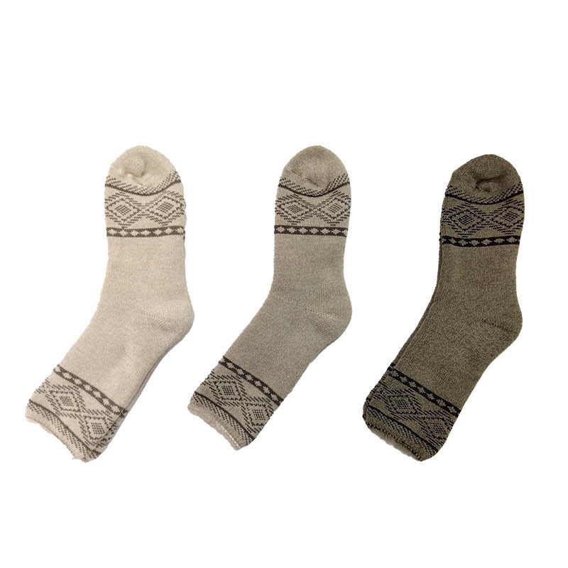 女用室內襪/幾何花紋 23～25cm