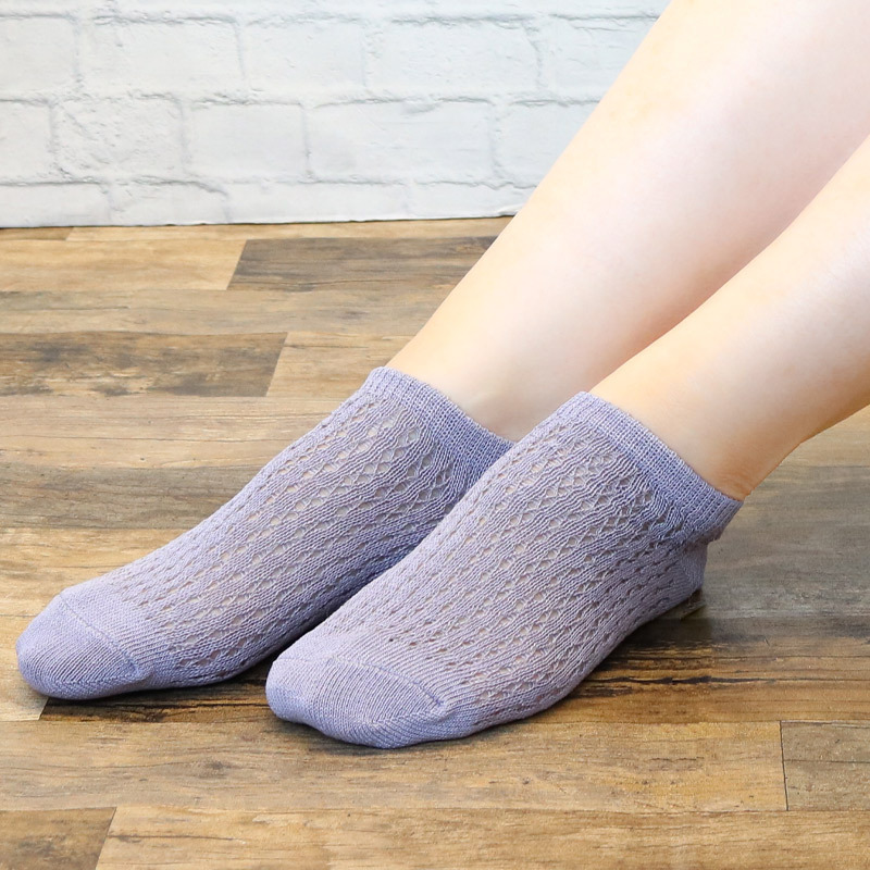 女用襪/鏤空條紋 23~25cm