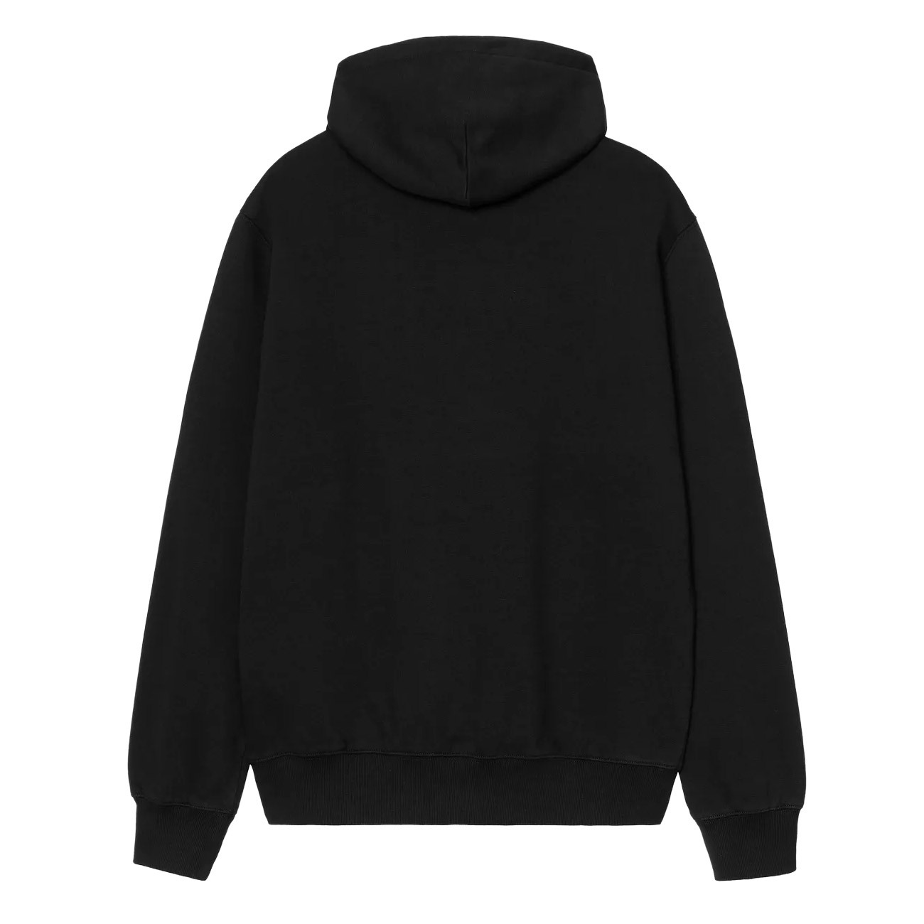 -(B5a03)-CARHARTT WIP HOODED WILD DOG SWEAT 帽T 野狗 公仔LOGO 黑色/灰色-I035625