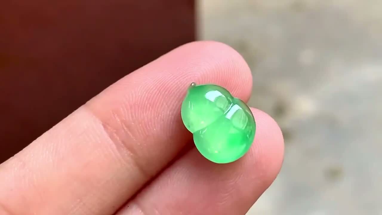 翡翠木那綠葫蘆,天然翡翠A玉, 緬甸玉, Jade, Jadeite