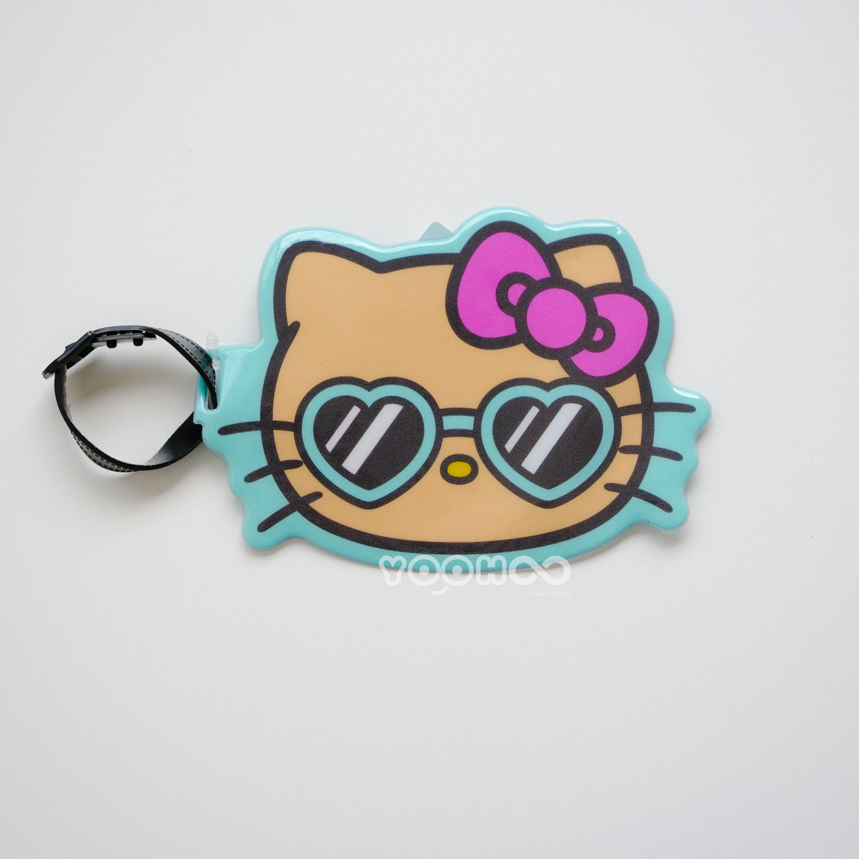 現貨┃KITTY 曬黑 日曬 黑皮 凱蒂貓 墨鏡 行李吊牌