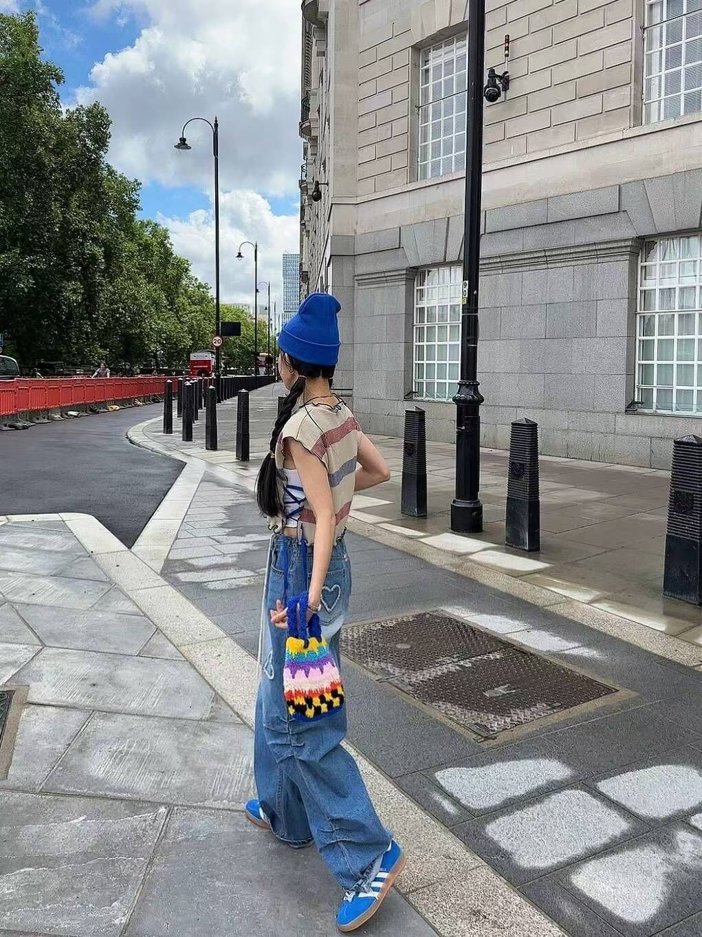 S13-愛心牛仔褲（Ｍ）