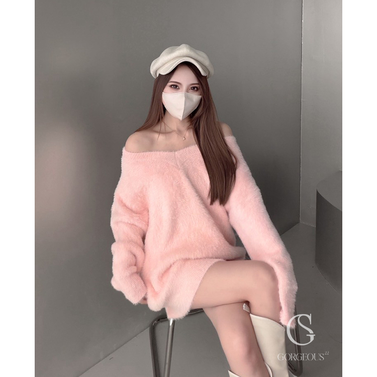 G3154 「高磅海馬毛VV毛衣」