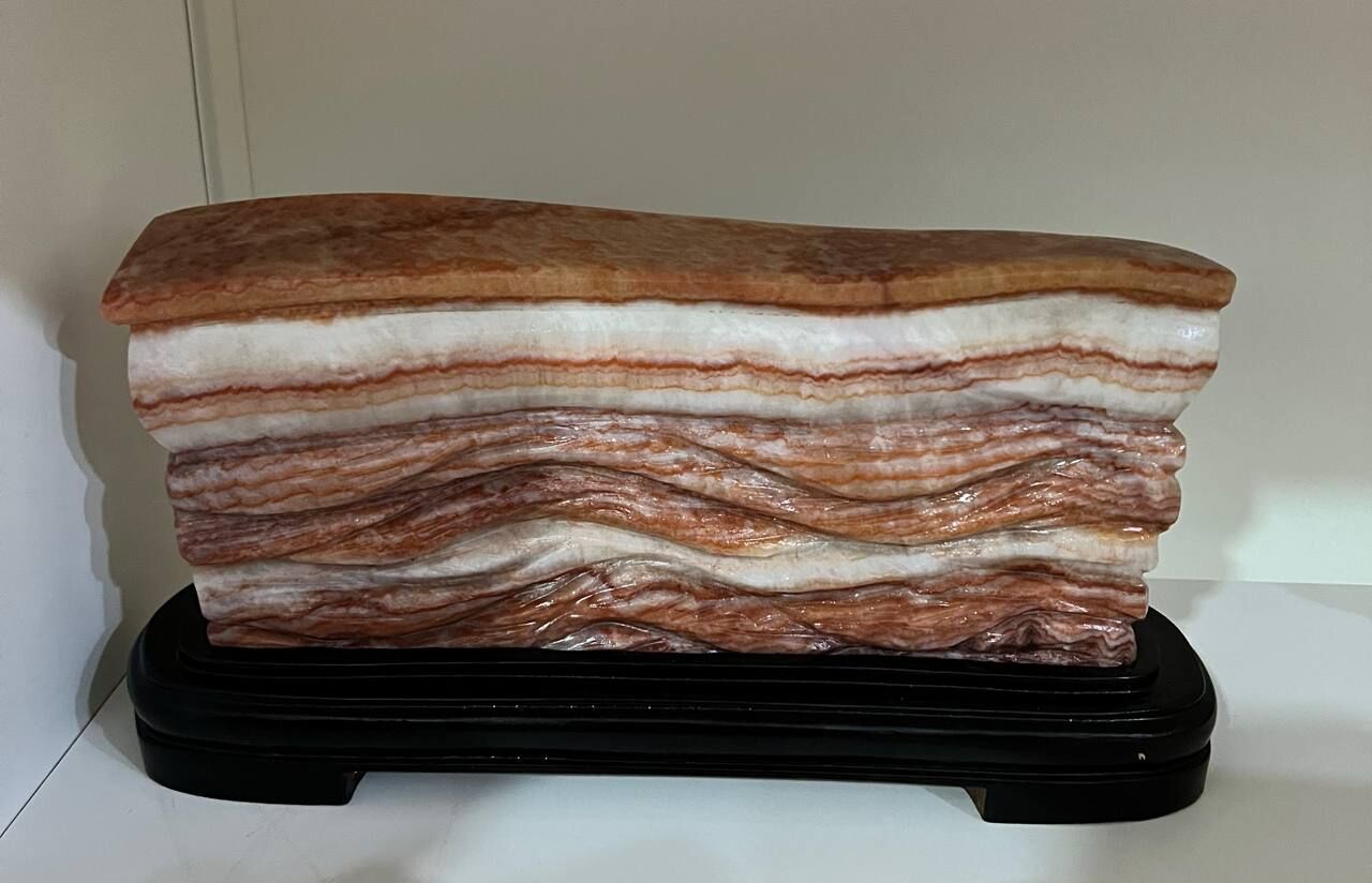 [S] GEMZ & CO DDK BIG RECTANGLE PORK STONE QUARTZ, V258 (V258)