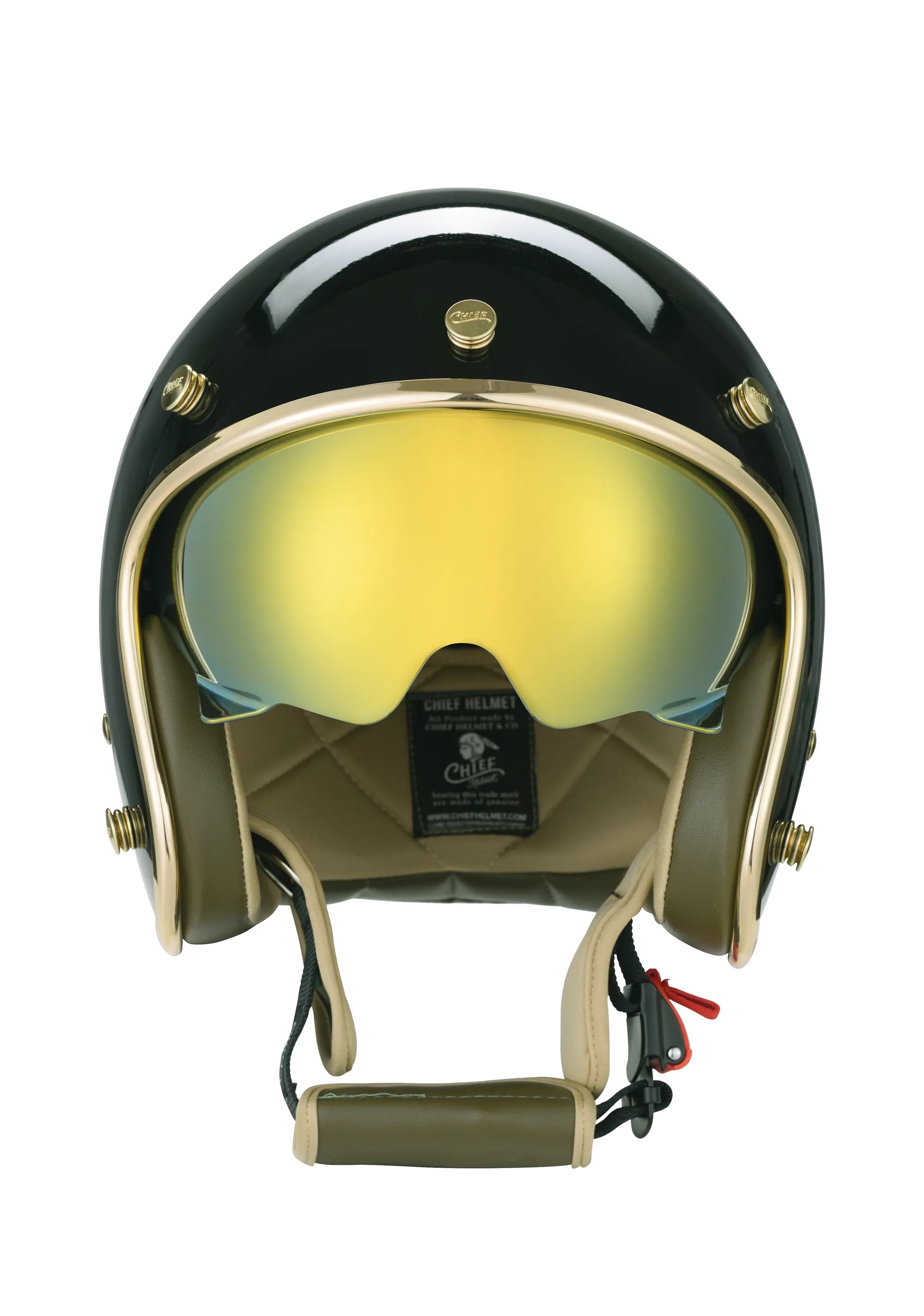 Chief Helmet DEMETER 黑色 3/4 半罩 復古帽