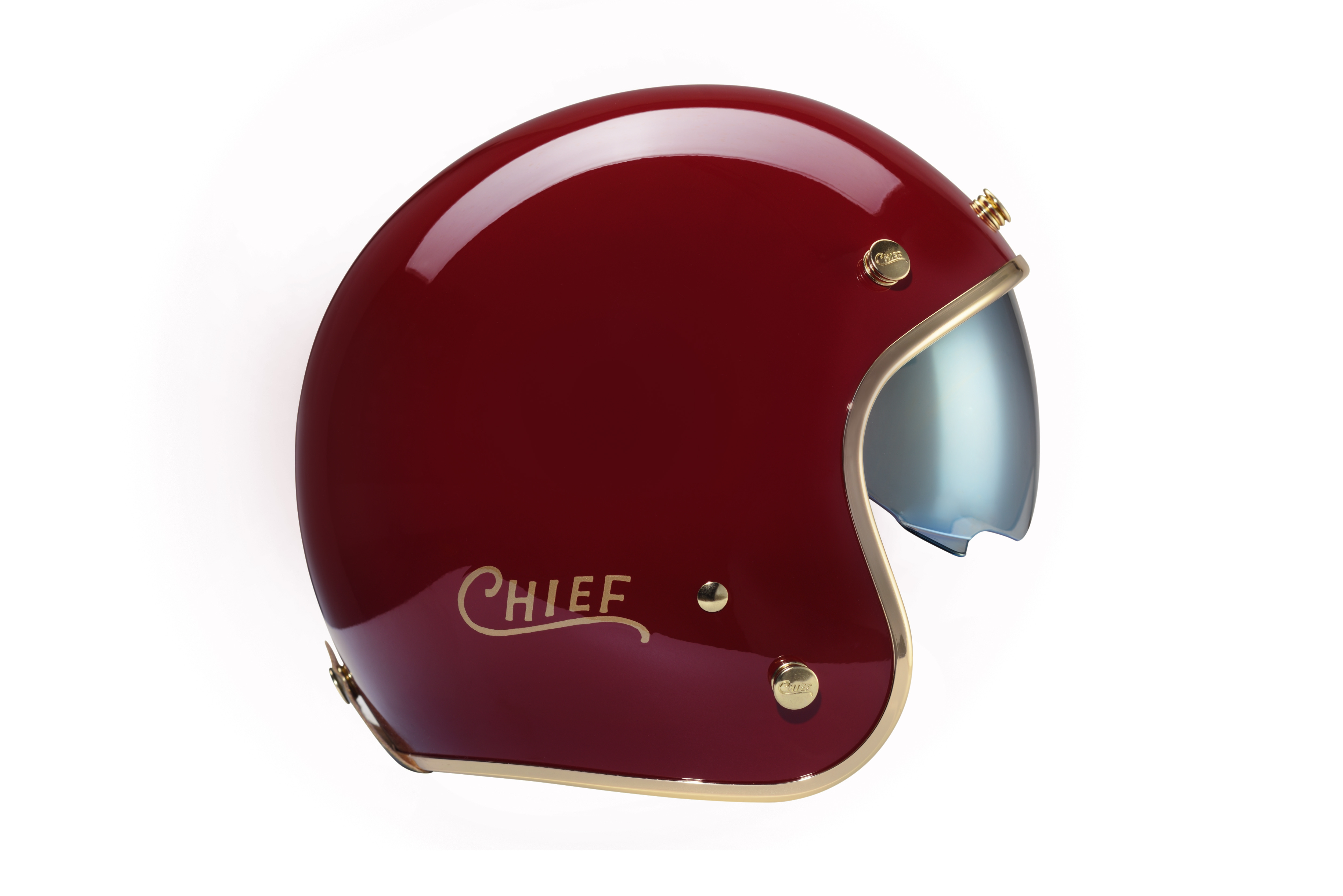 Chief Helmet DEMETER 酒紅 3/4 半罩 復古帽