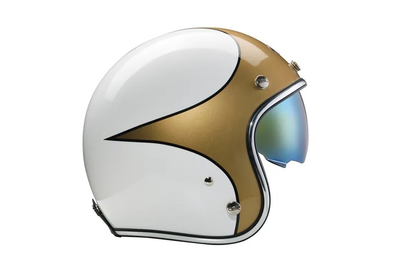 Chief Helmet DEMETER 飛鏢 白金 3/4 半罩 復古帽