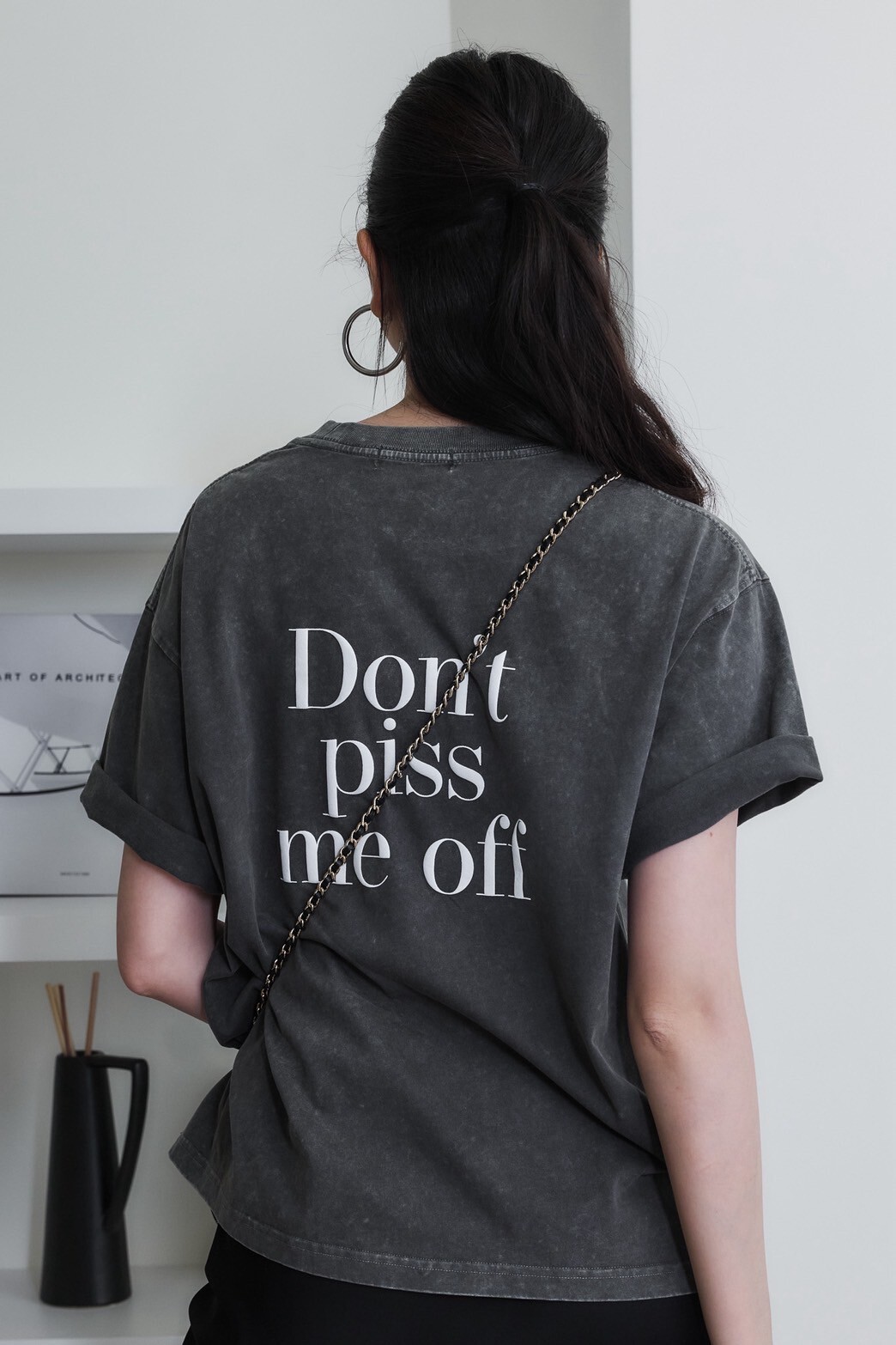 別惹我水洗t_AMISSA（灰）