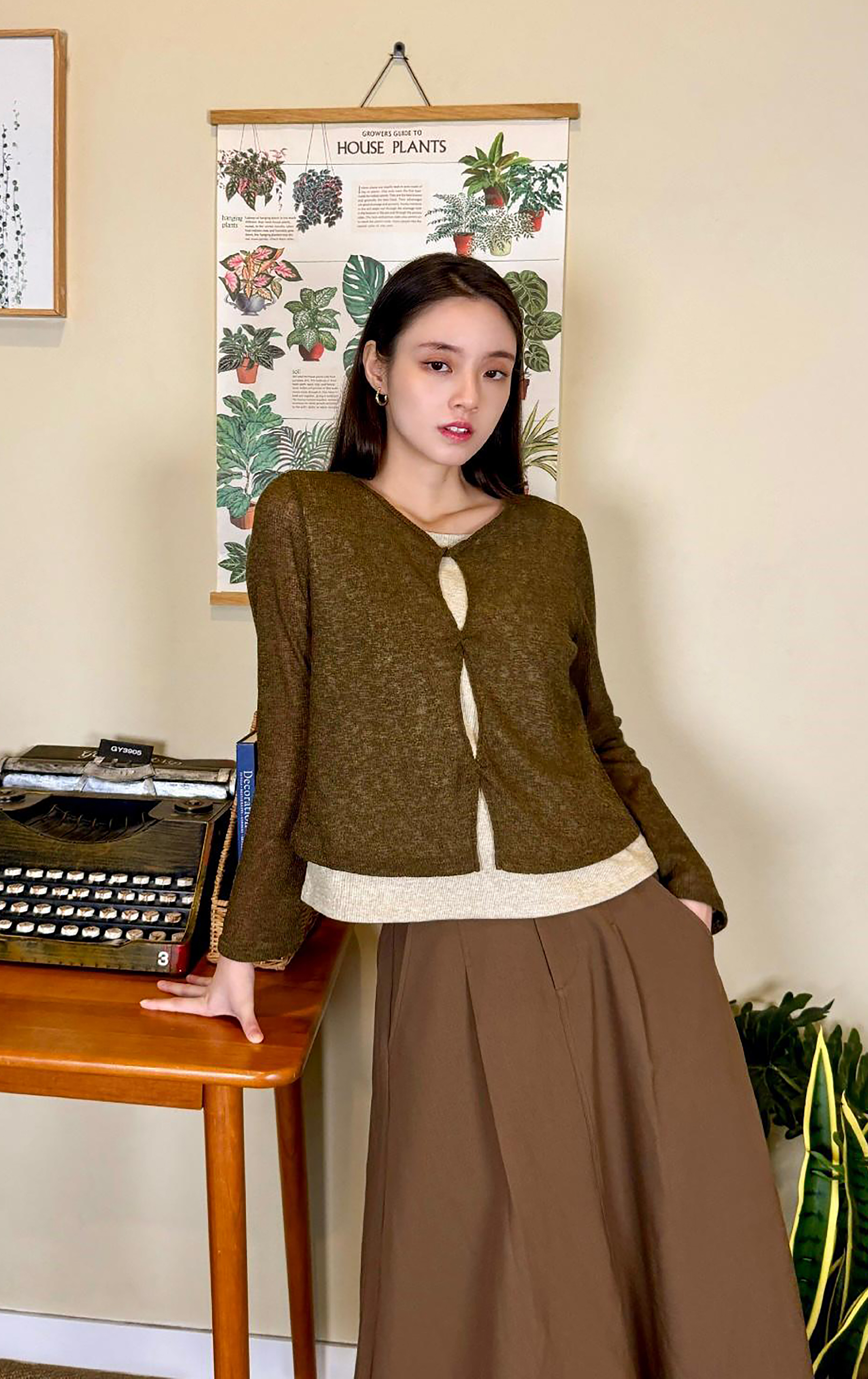 高腰半身裙 SK0234