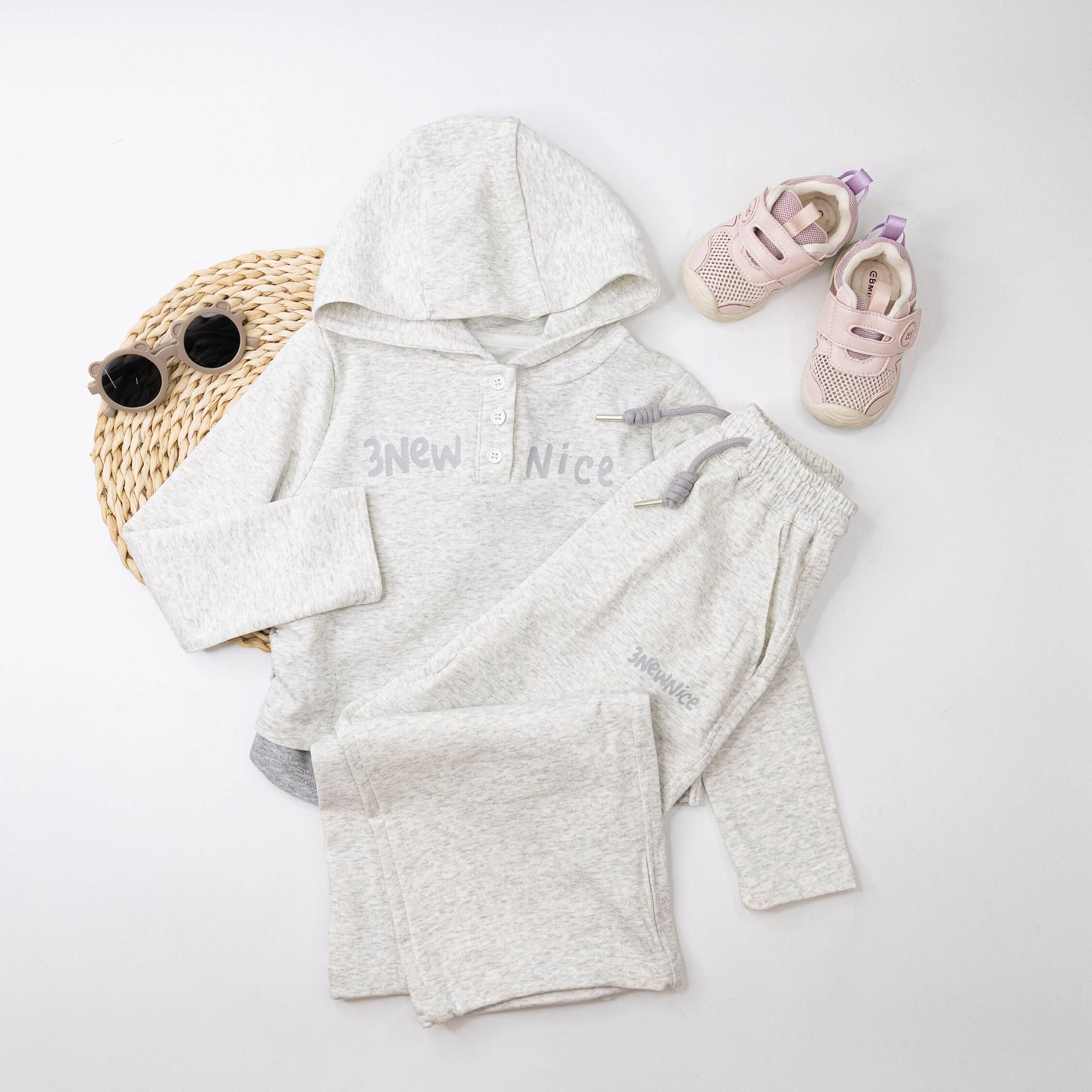 【H55339】質感英字側鬆緊設計套裝