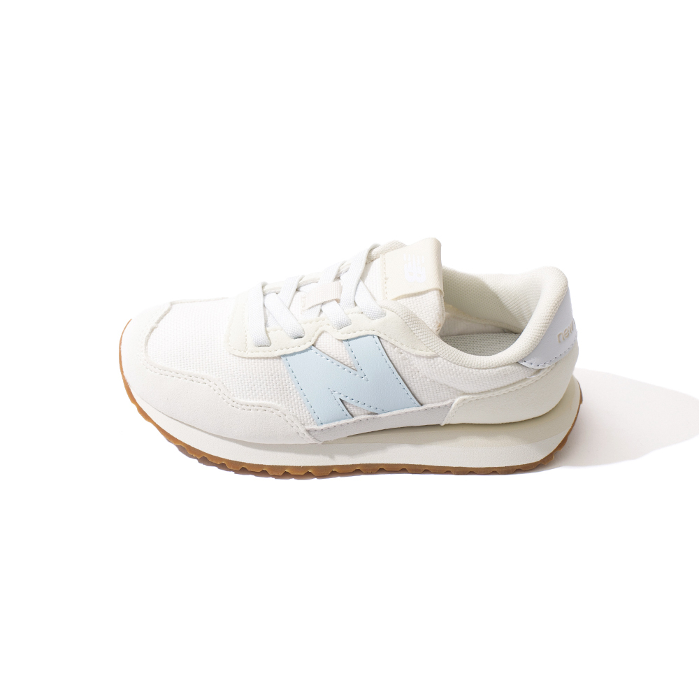 New Balance 237 中童 童鞋 米杏藍色 寬楦 輕量 緩震 休閒 運動 慢跑鞋 PH237WF