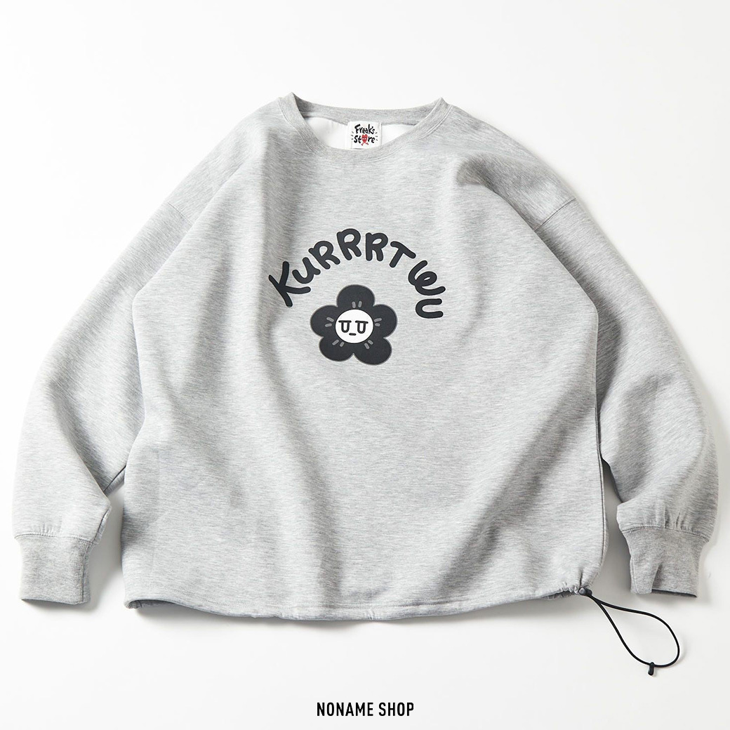 Kurt Wu × FREAK'S STORE 圓領 胸前印花 大學T 兩色 (男款)