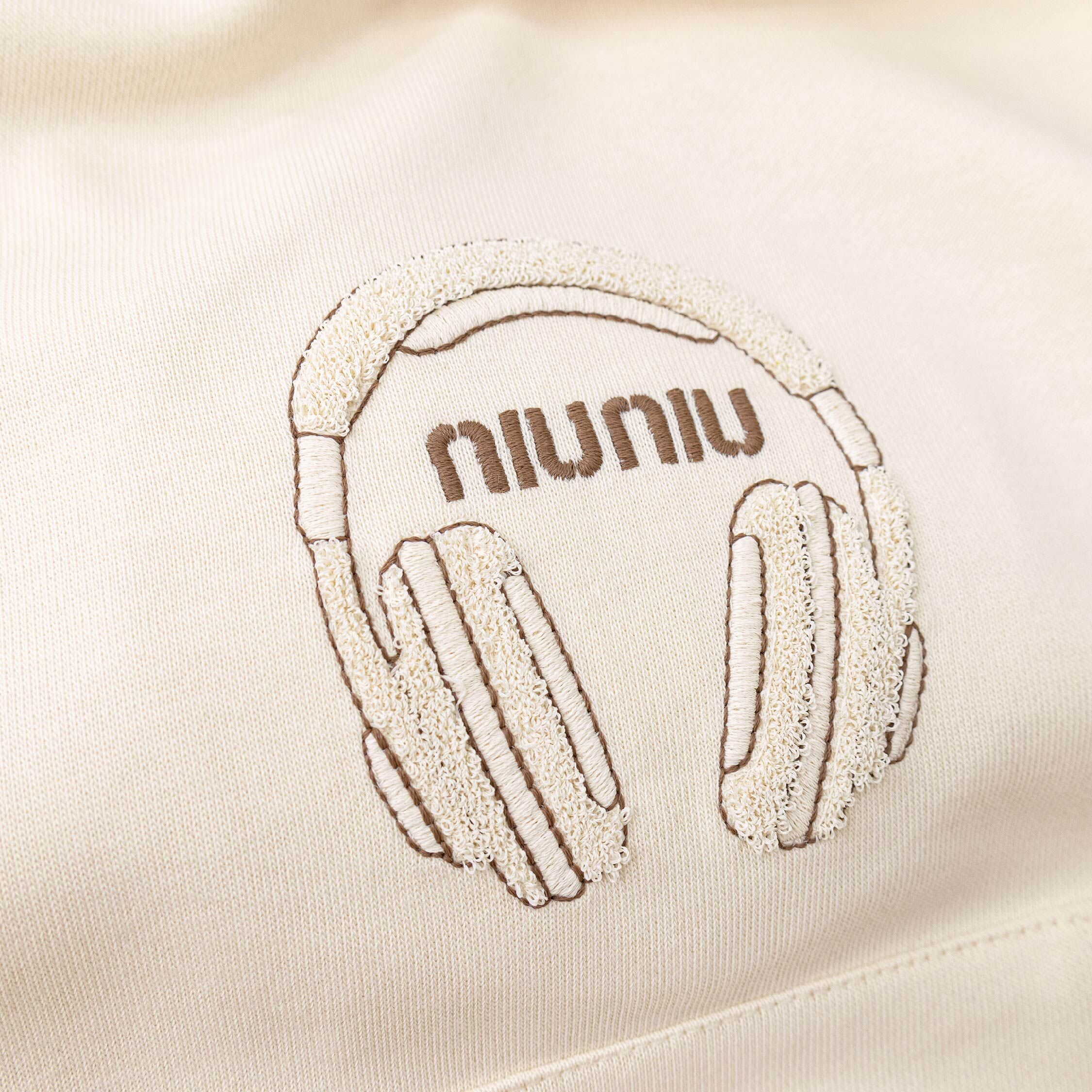 【H55223】帥氣耳機口袋設計連帽上衣/帽T＊二色