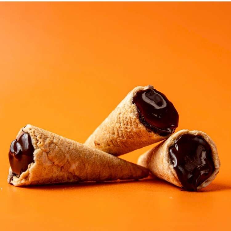 【揪嗨派】巧克力迷你甜筒餅乾150g/包