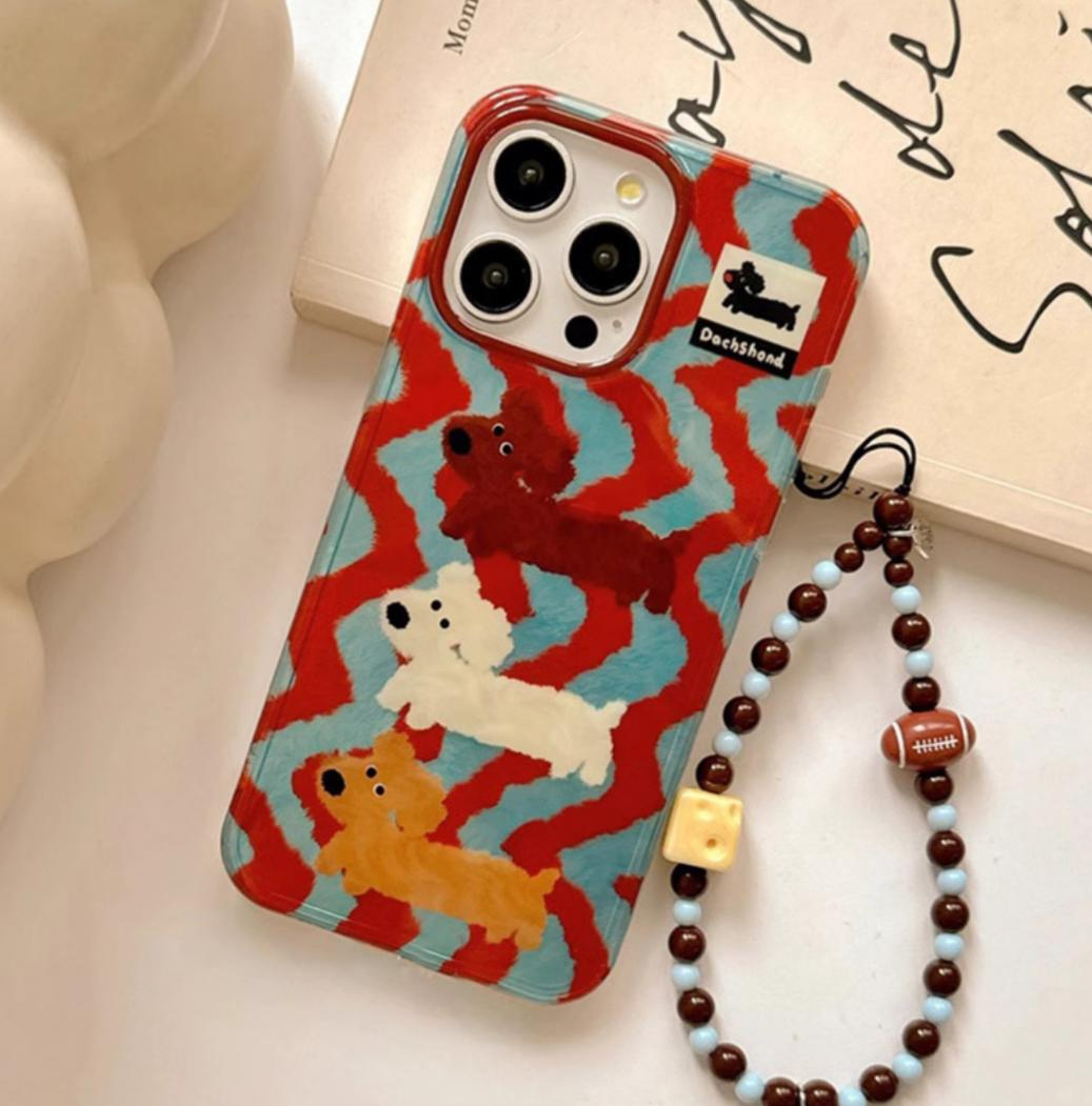 三隻小狗iPhone Case