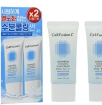 [S] BEAUTY CFI - CELL FUSION C SPF50PA++++AQUATICA COOLING SU, N/A, 2PC, 8809694627195 (SBU643)