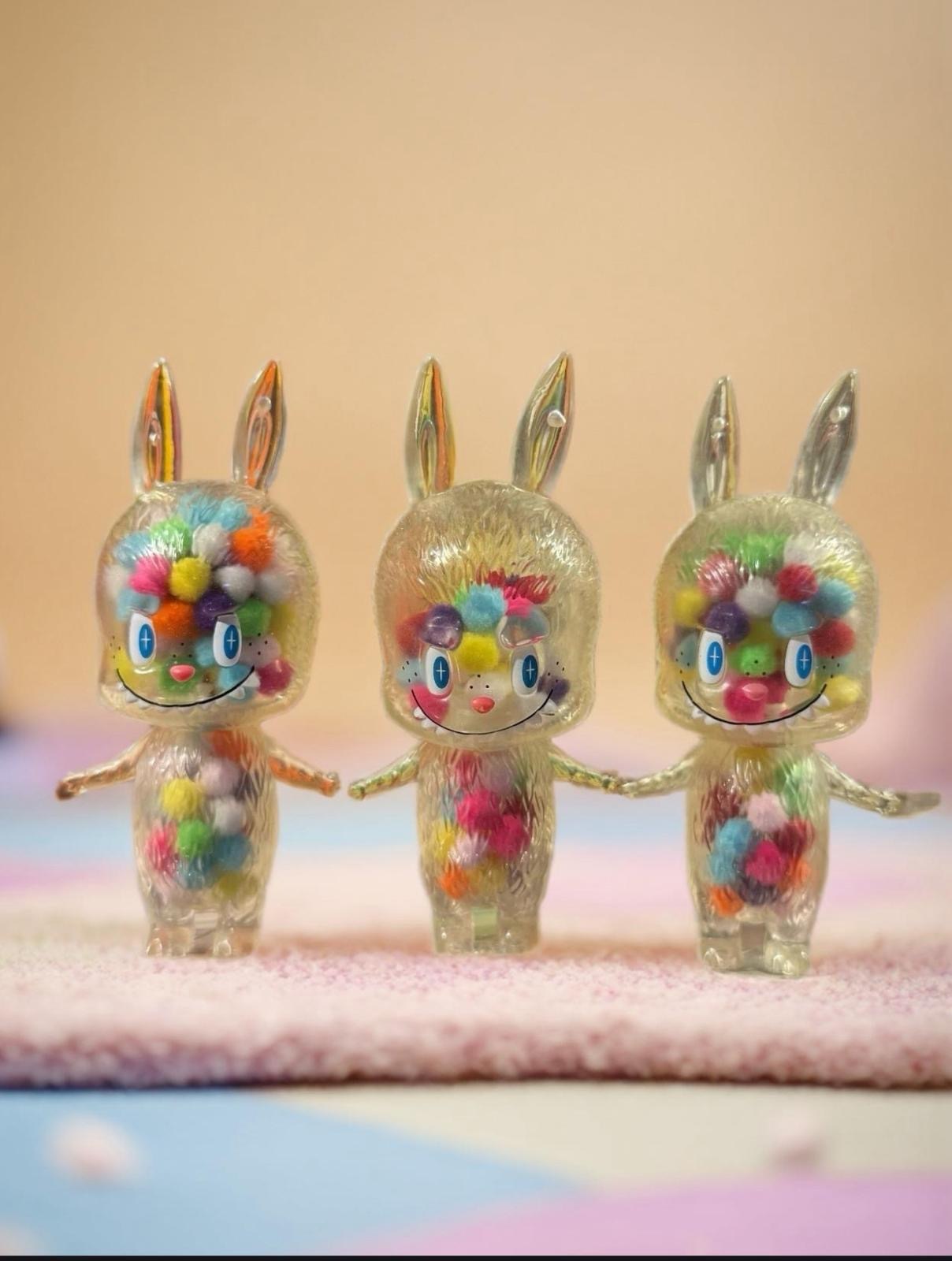 絕版mini zimomo 二代 彩豆 手辦