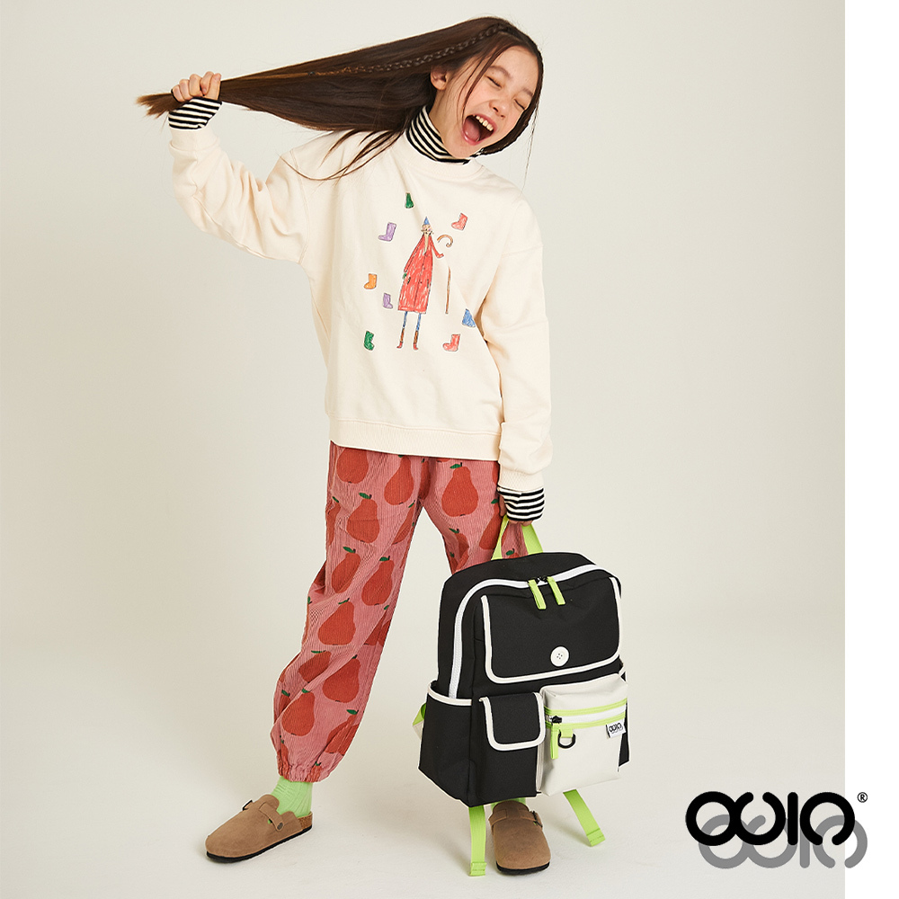 【OuinOuin New Term】韓國三色漫遊背包 - 星球酷帥黑