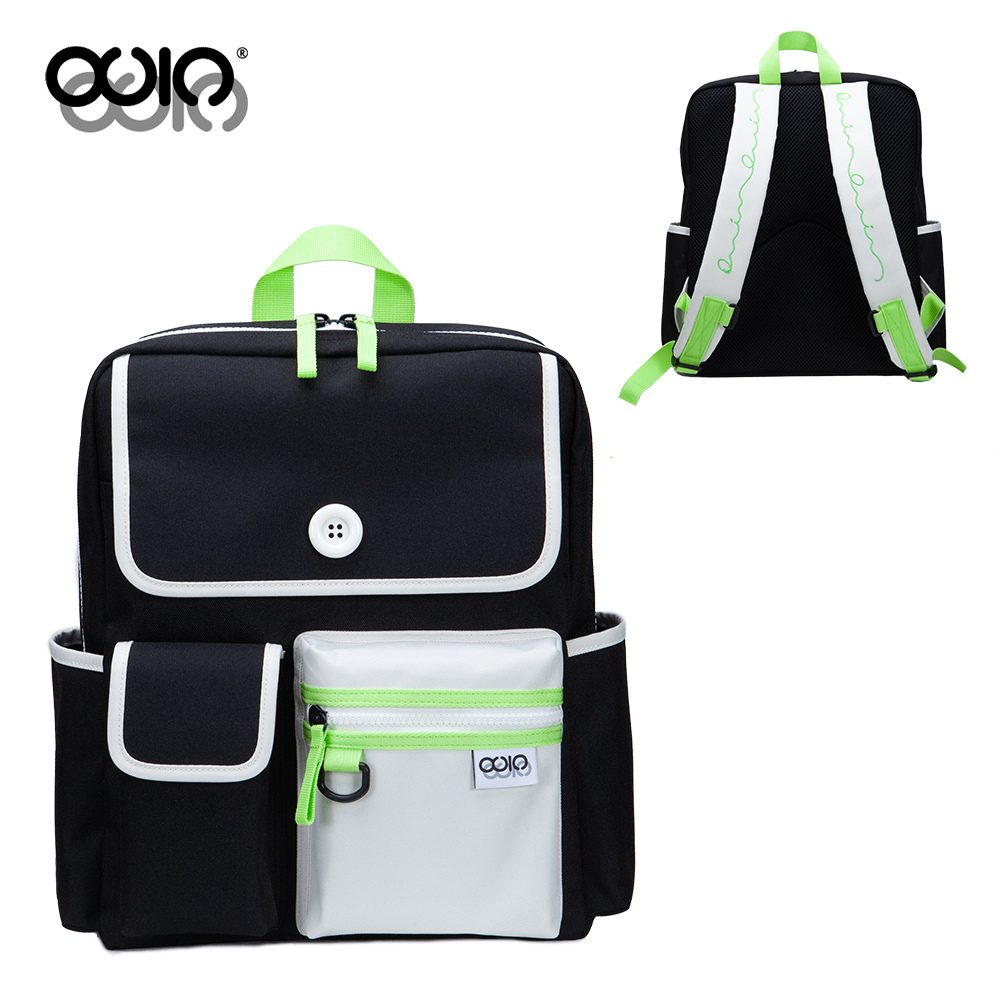 【OuinOuin New Term】韓國三色漫遊背包 - 星球酷帥黑