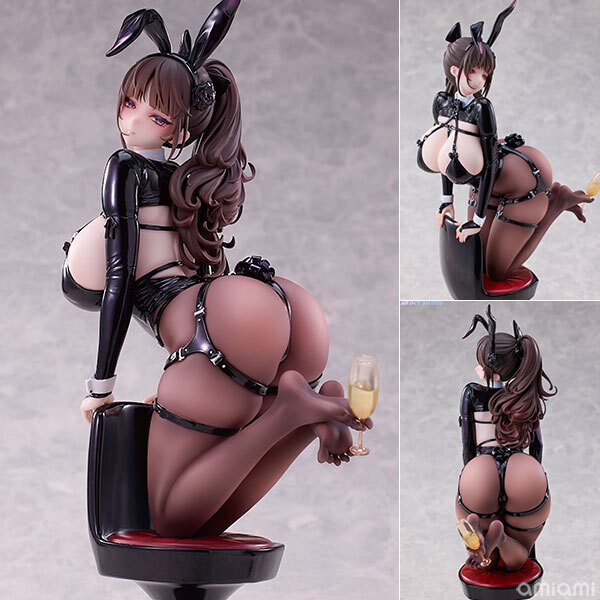 Jun SIKI ANIM Champagne and Bunny Girl Rose  Black Stocking Ver.1/6 Complete Figure Pre-order