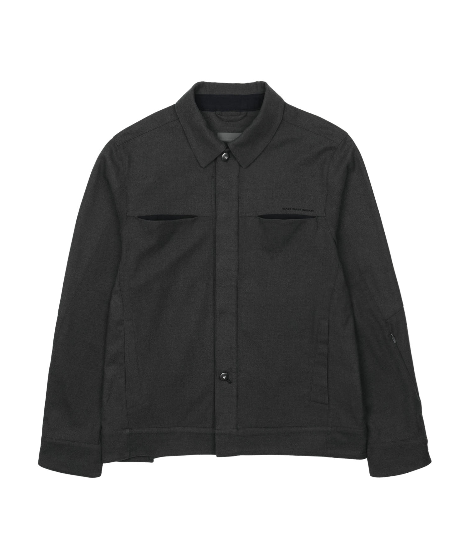 SAN SAN GEAR | TRUCKER JACKET "CHARCOAL"