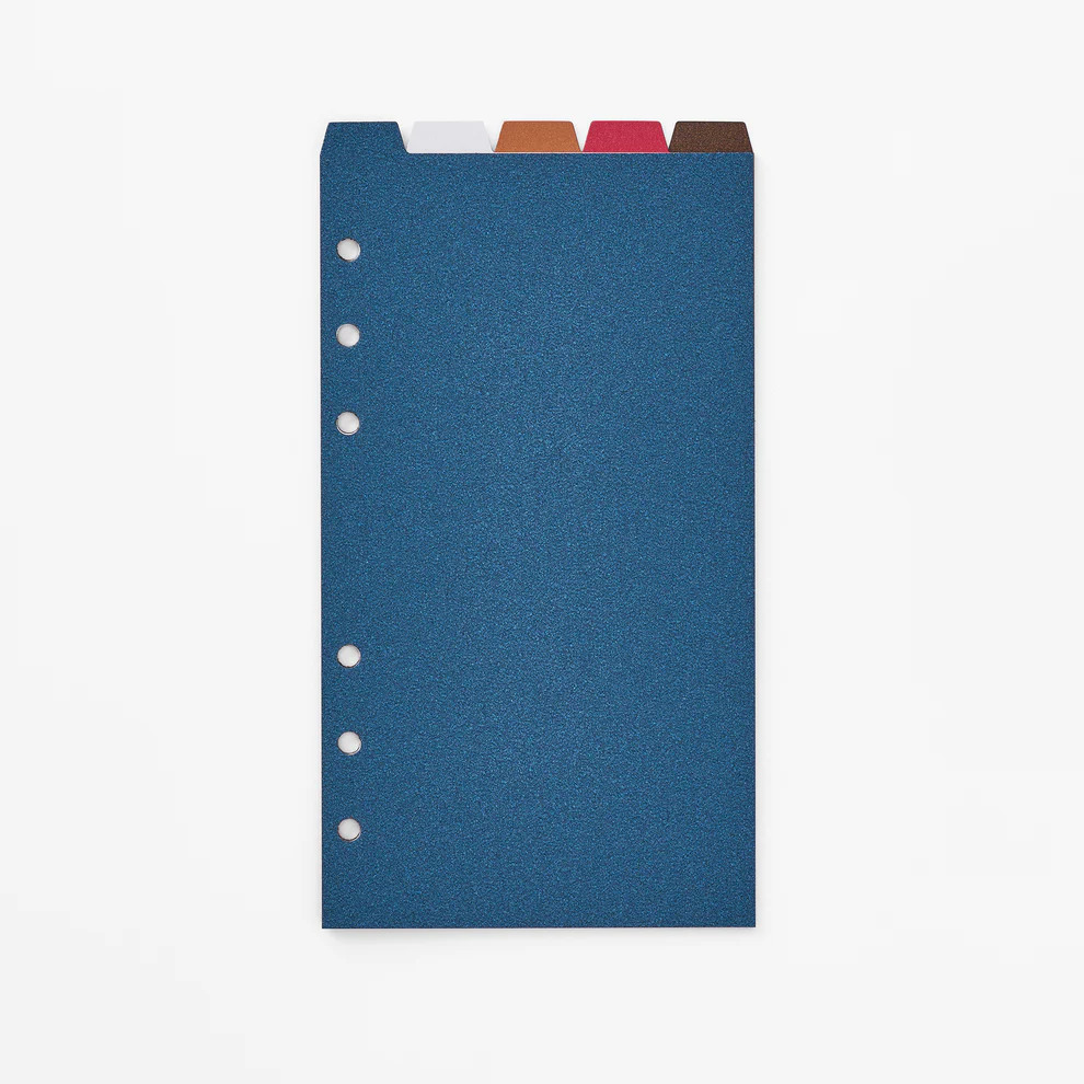 BIBLE 尺寸 珠光索引頁 5色組｜TAKEO PAPER  日本