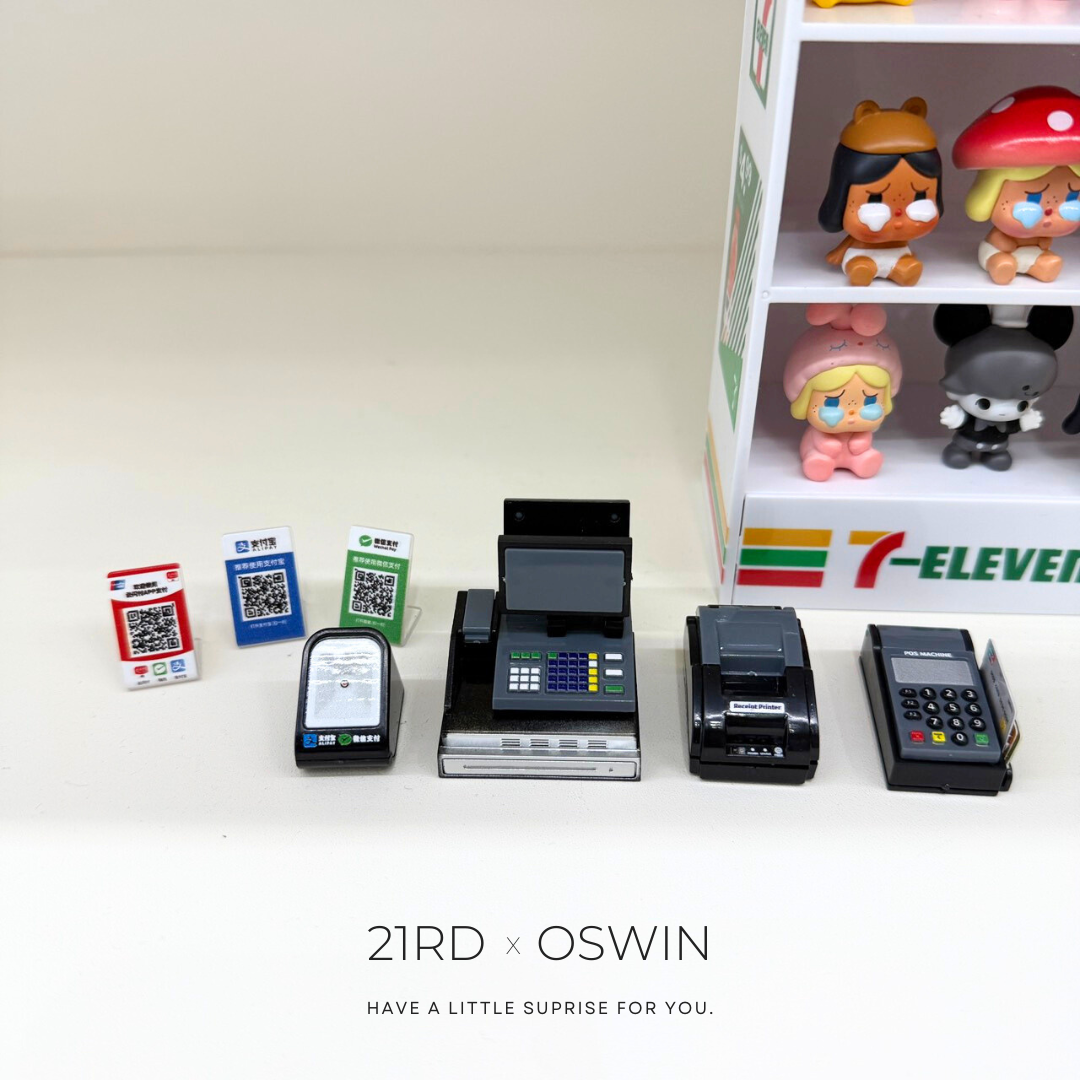 迷你 收銀機POS 模型組