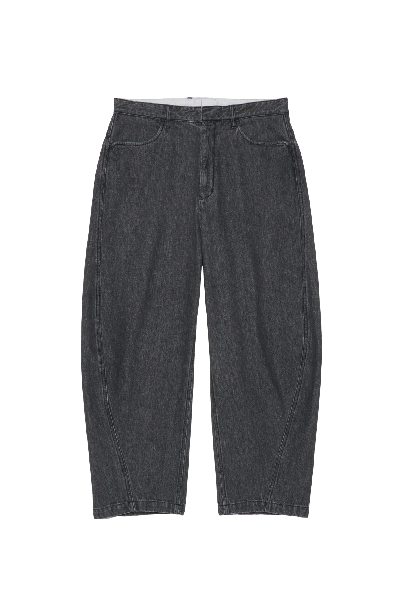 FARAH CURVED WIDE PANTS (2COL)