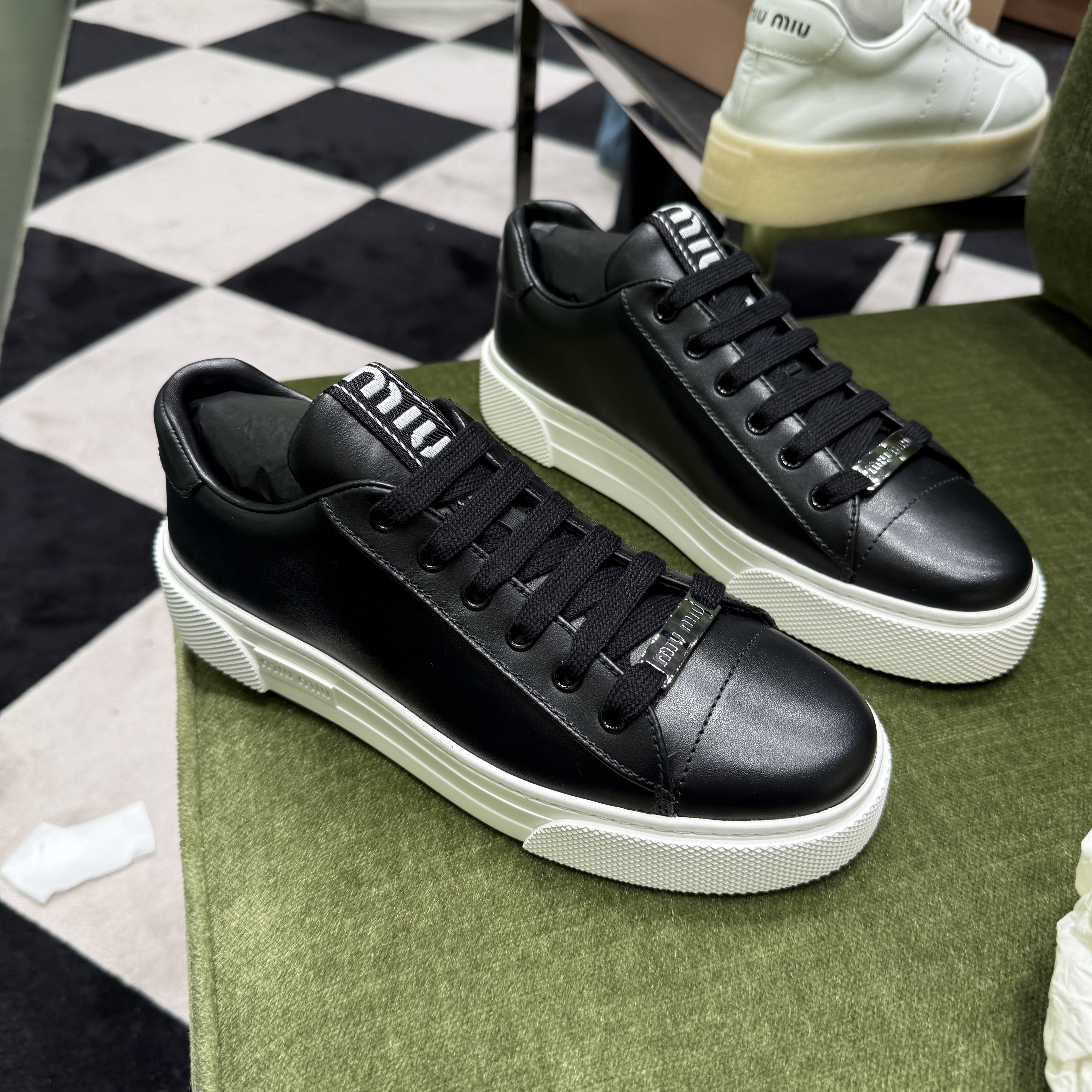 Miumiu 5E165D sneakers black