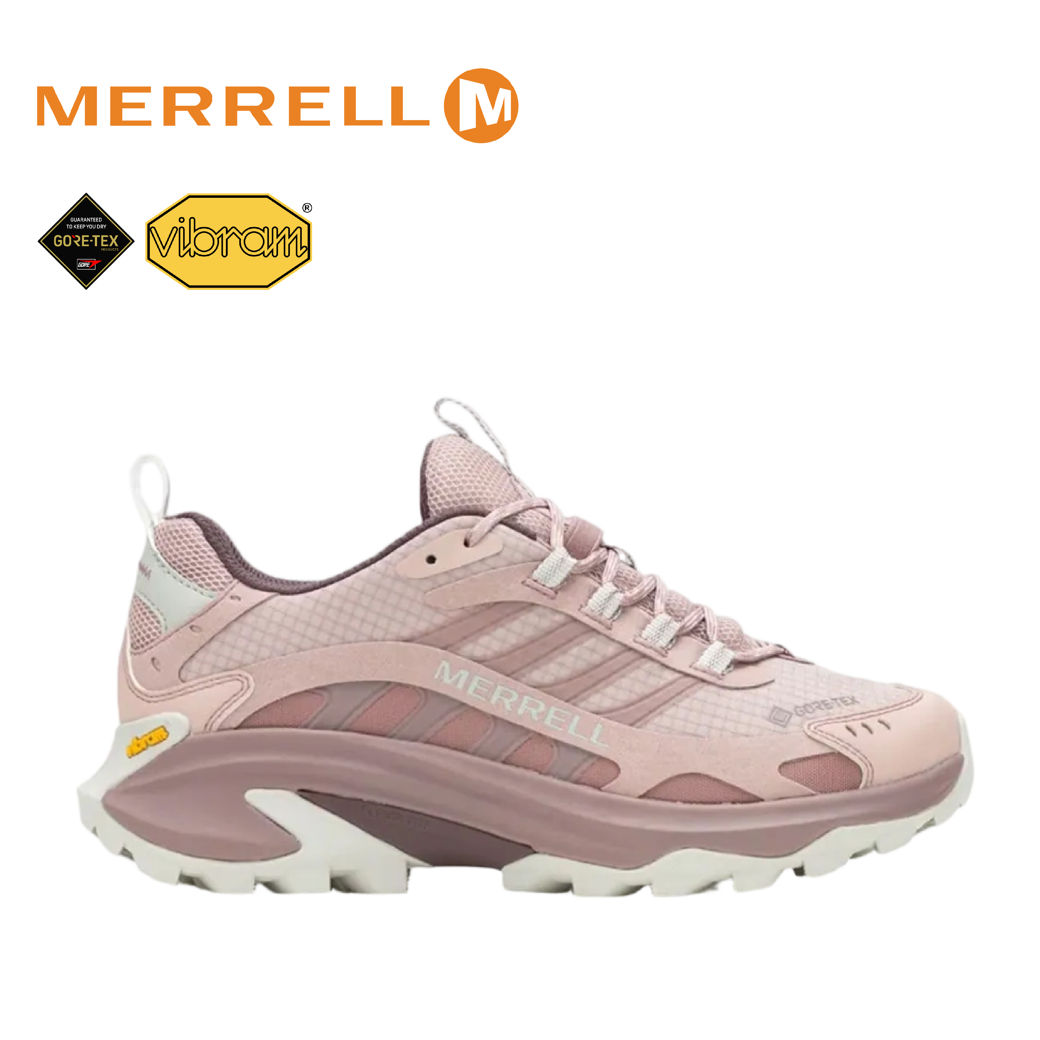 MERRELL 美國 MOAB SPEED 2 GTX 女款 (藕粉色) 33ML038236